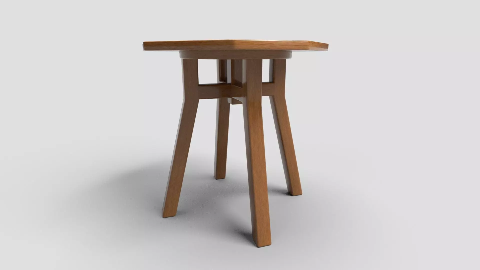 Octagon Table CG2 3D model_1