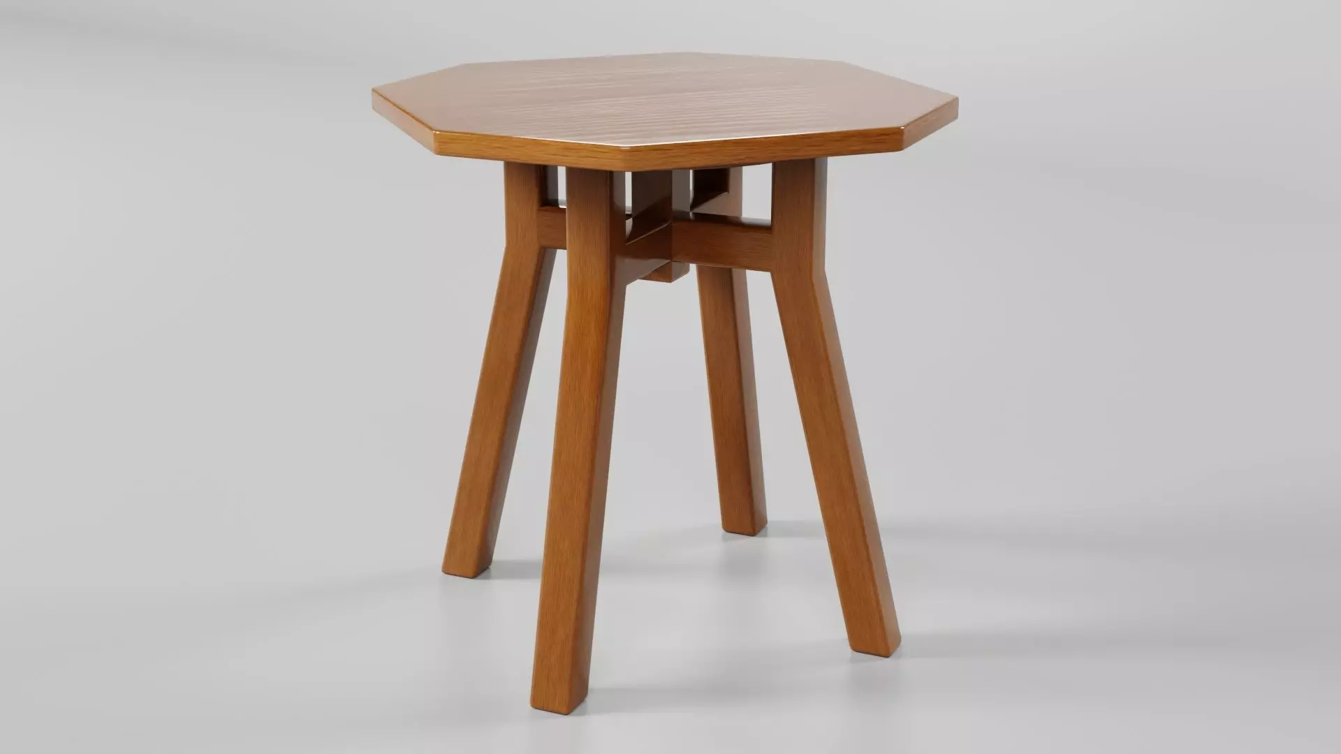 Octagon Table CG2 3D model_3