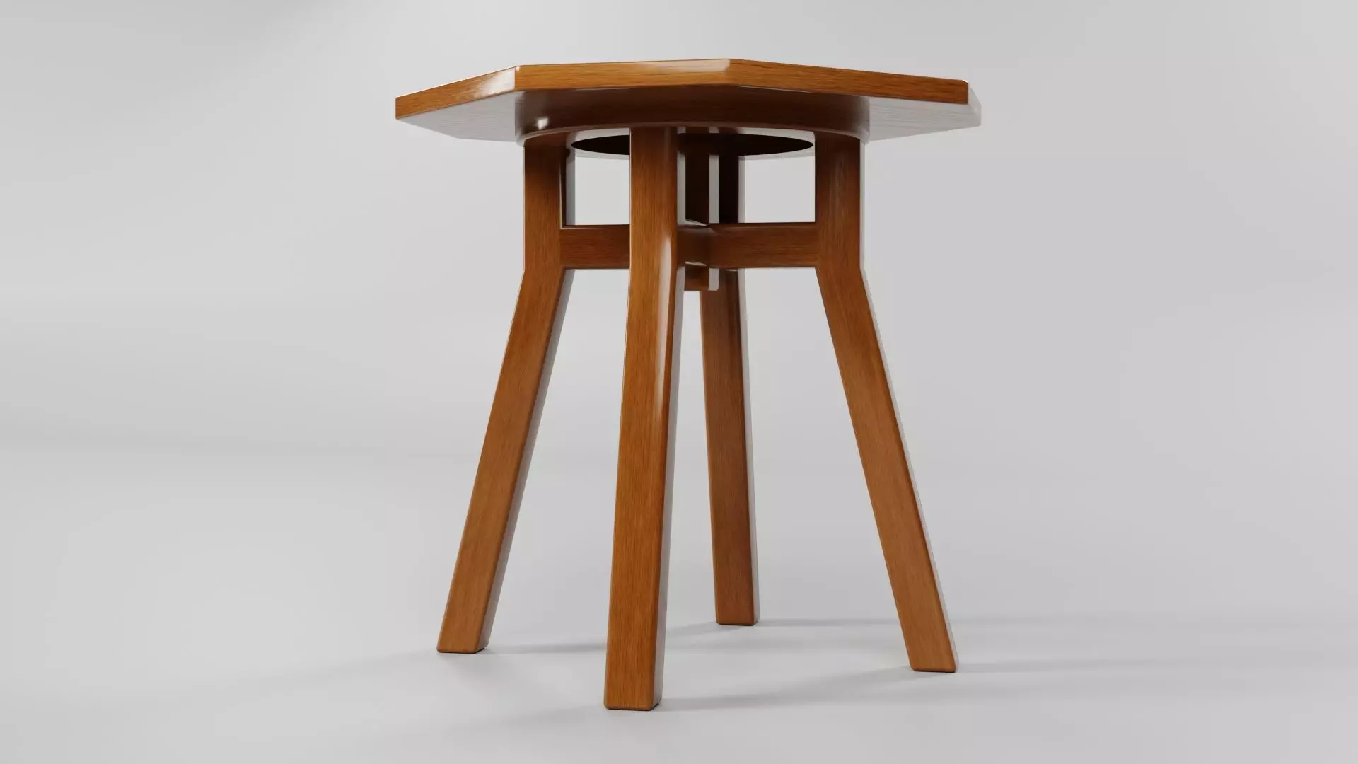 Octagon Table CG2 3D model_4