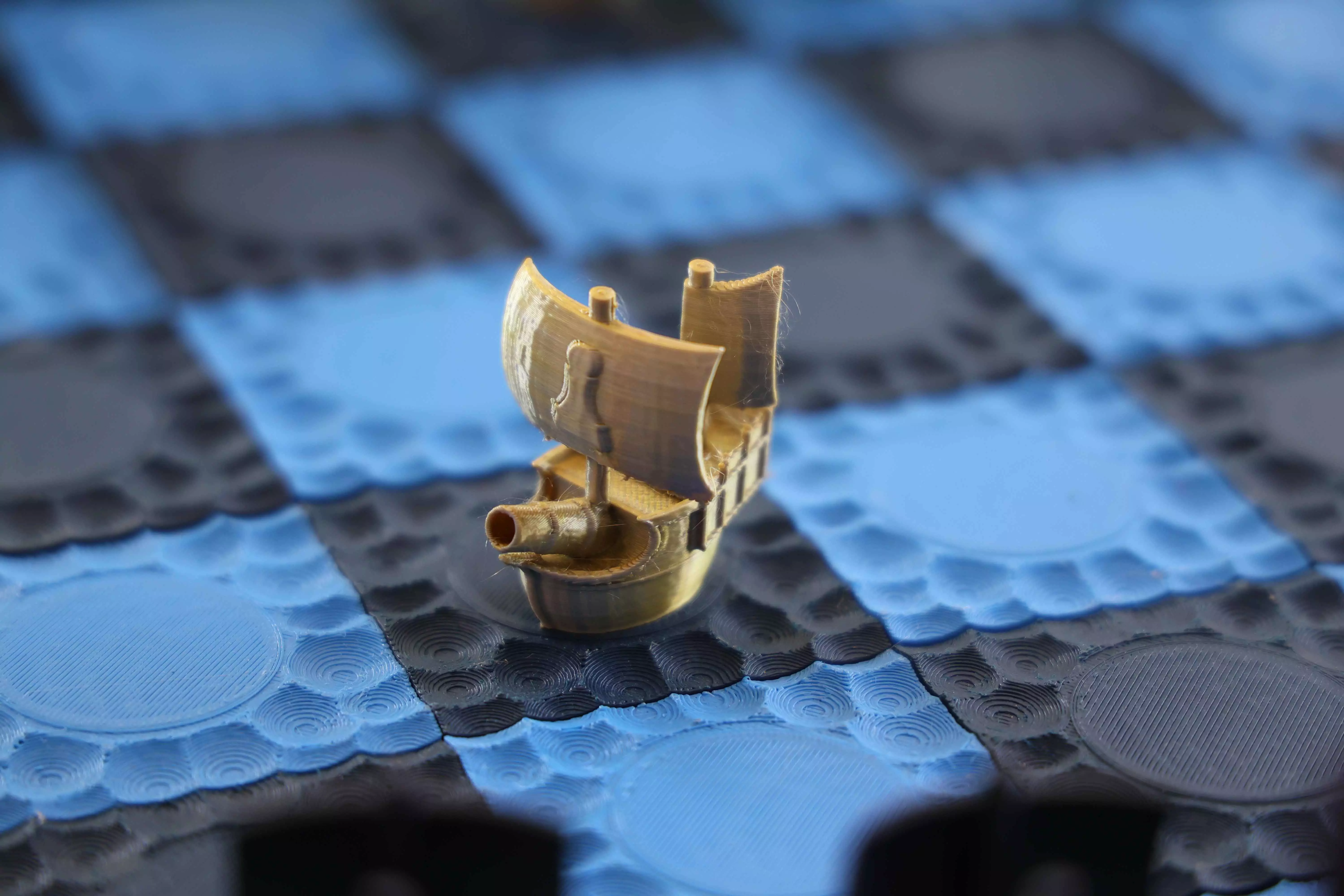 Naval Boat Chess Set 3D print model_7