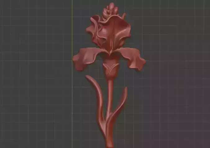 Lavender flower sculpture design