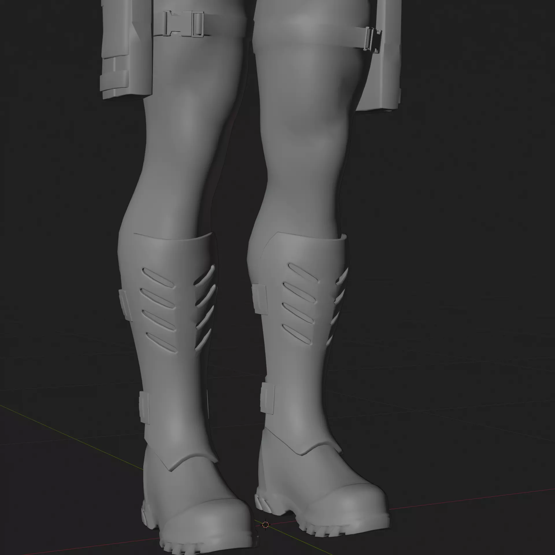 Deadpool 3D Model Rigged PBR Blender FBX OBJ Low-poly 3D model_9