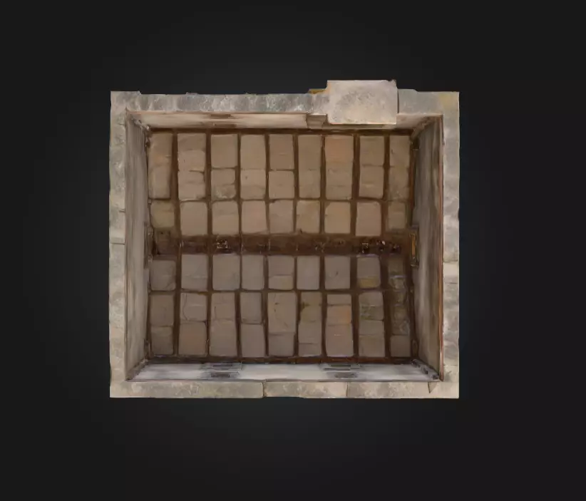 Rustic Stone Cottage Low-poly 3D model_8