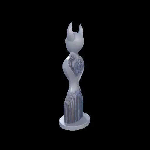 Minimalist Horned Abstract Sculpture 3D print model_26