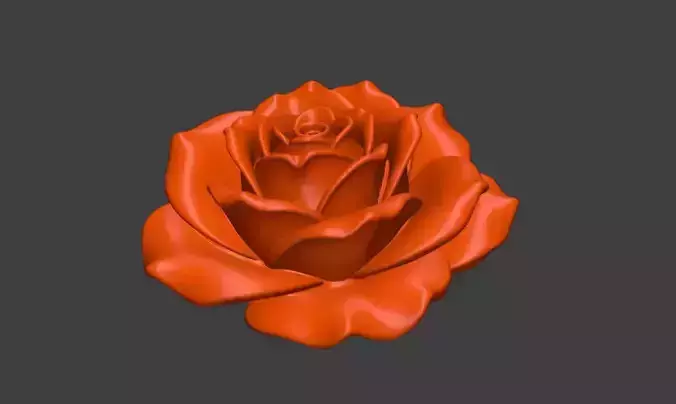 A rose sculpture design