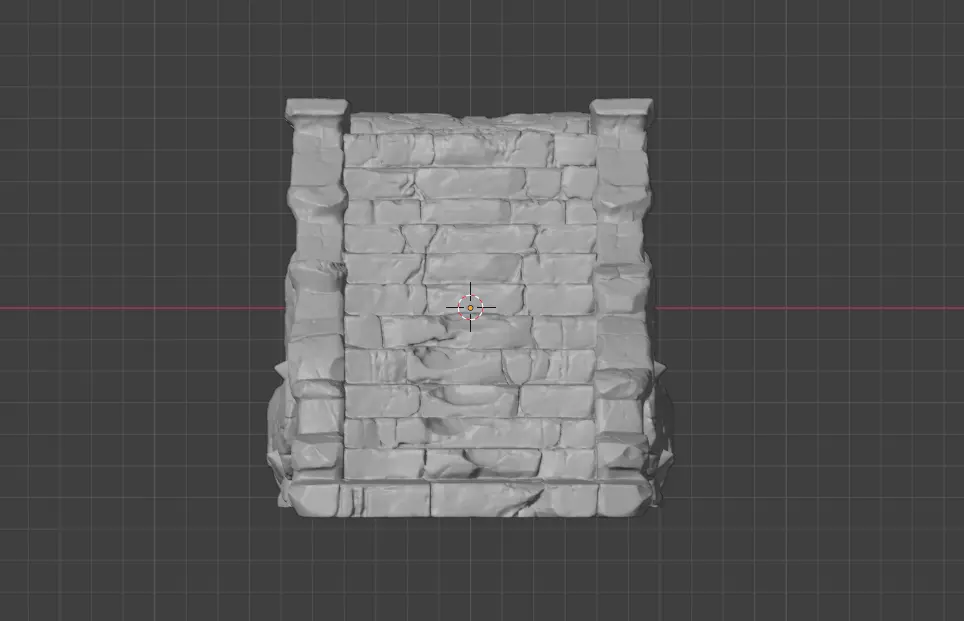 Stone Staircase Low-poly 3D model_14