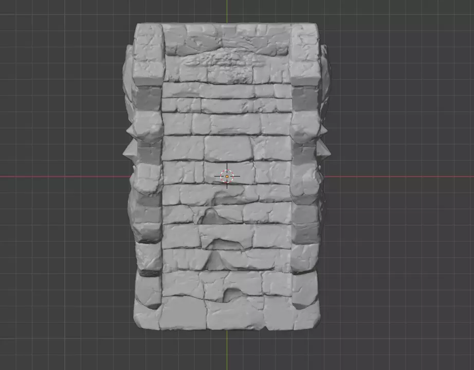 Stone Staircase Low-poly 3D model_18