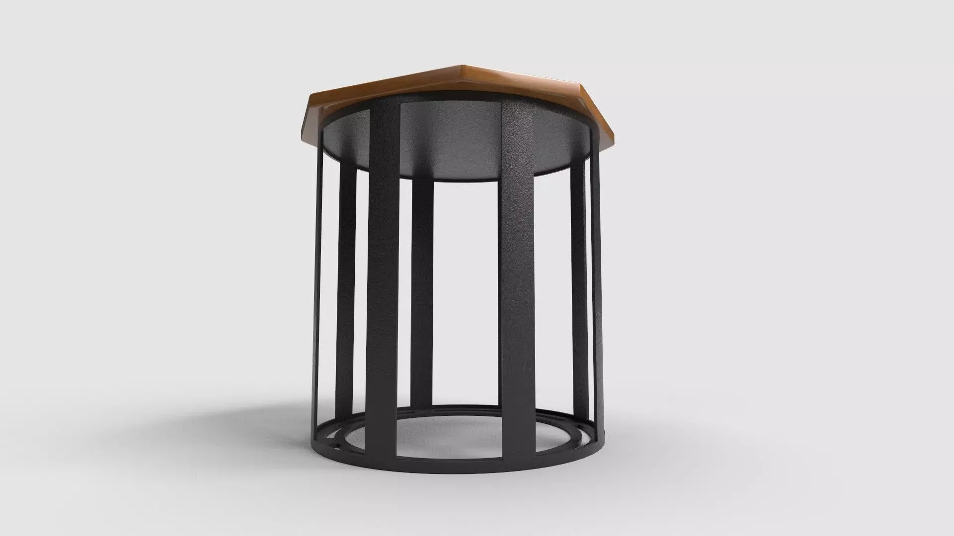 Octagon Table CG6 3D model_2