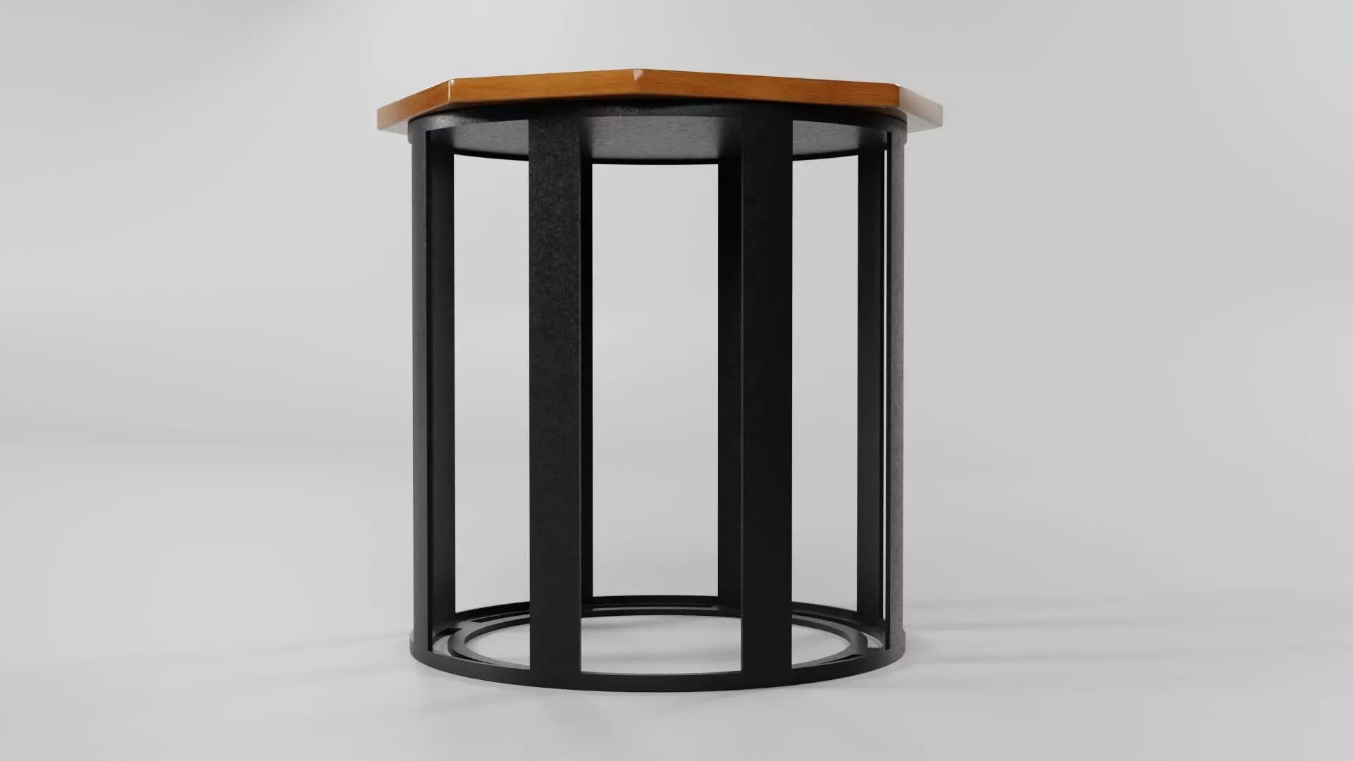 Octagon Table CG6 3D model_4
