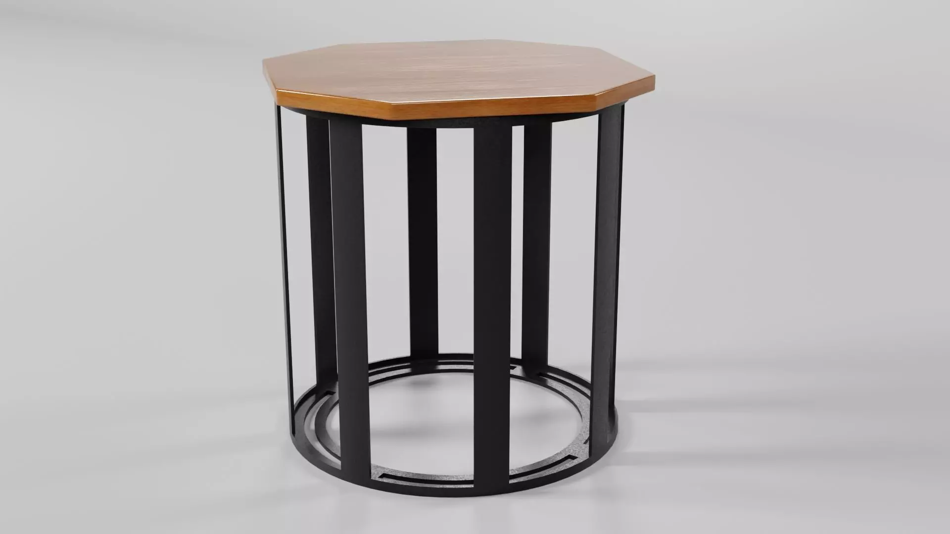 Octagon Table CG6 3D model_3
