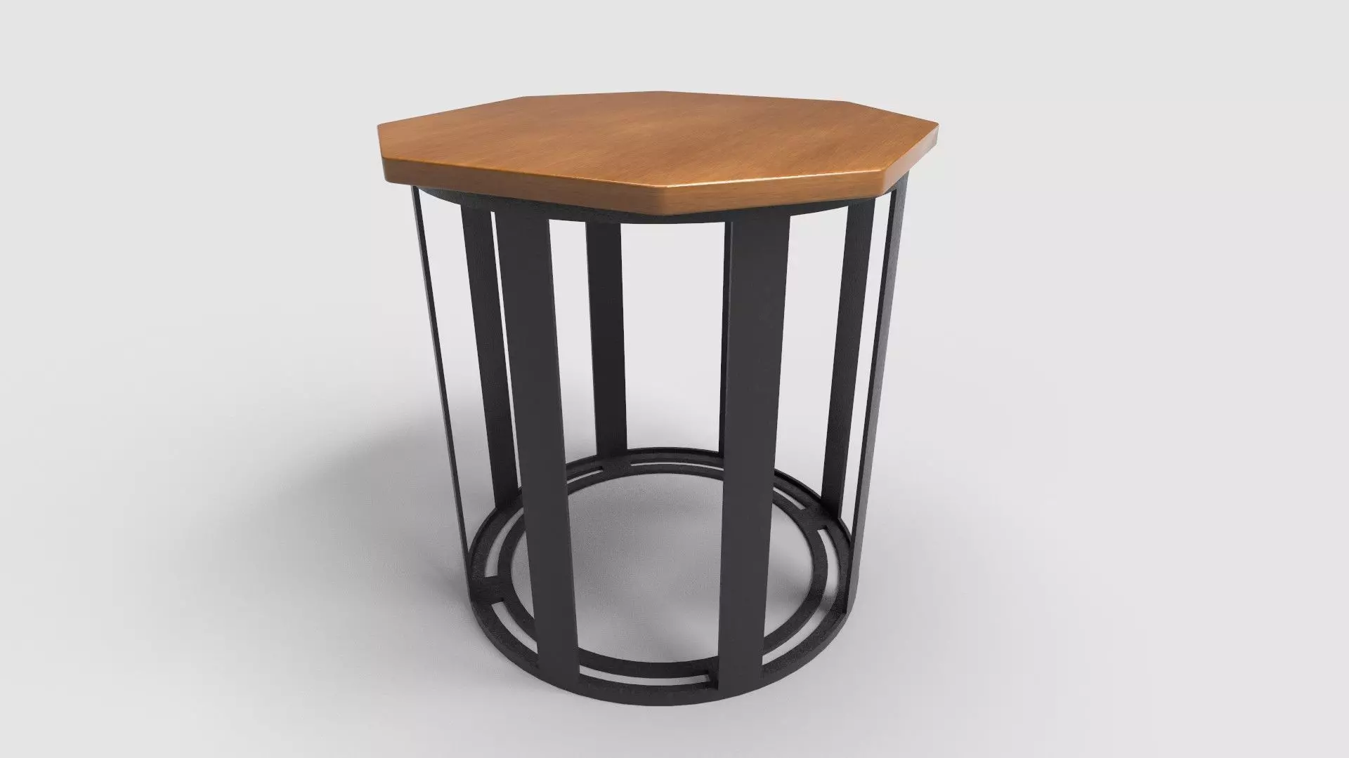 Octagon Table CG6 3D model_0
