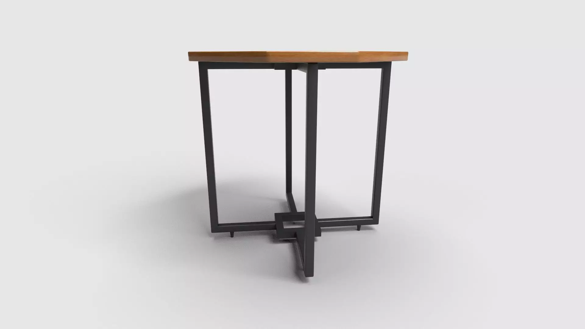 Octagon Table CG7 3D model_1