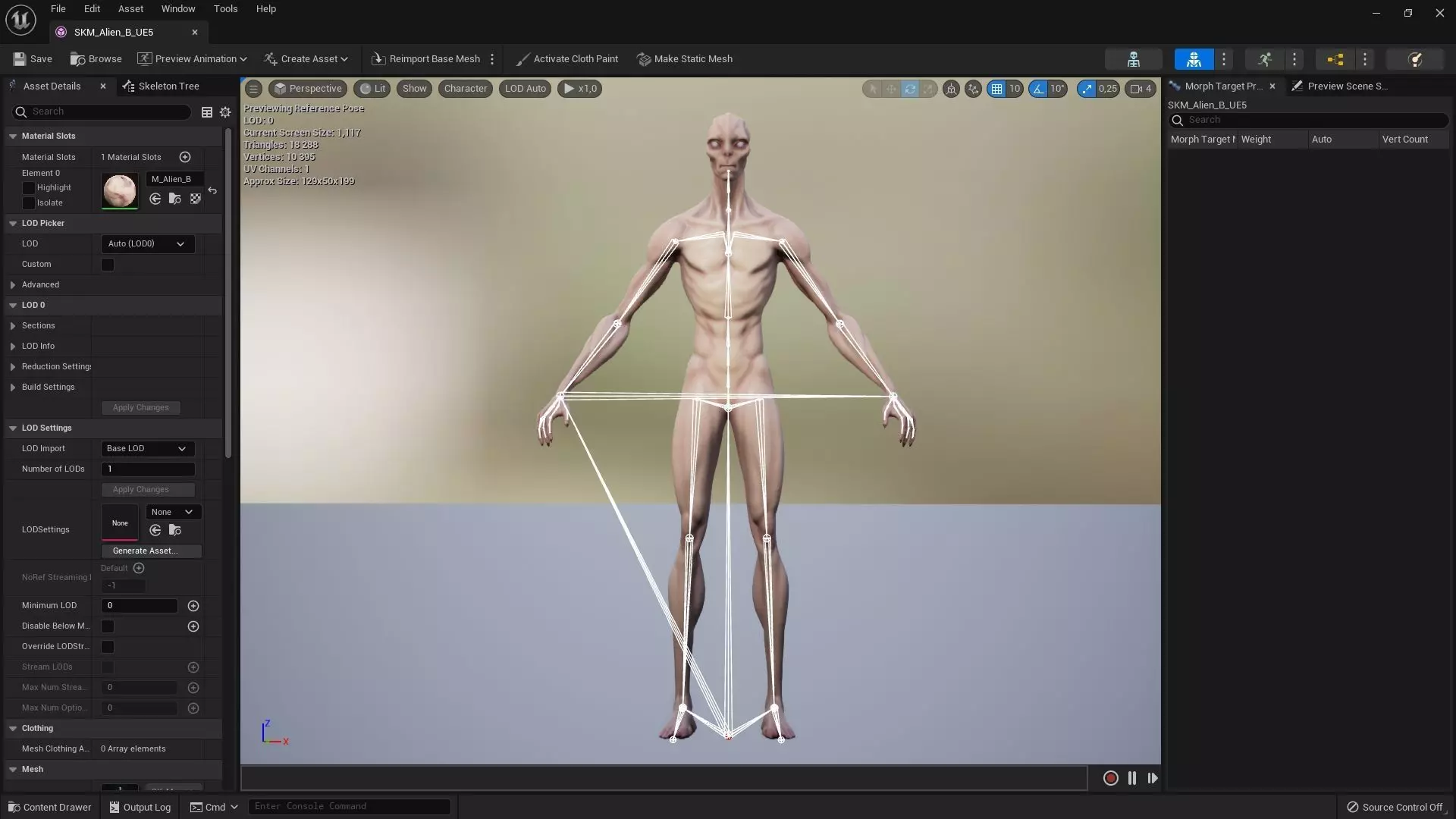 Alien B Low-poly 3D model_13