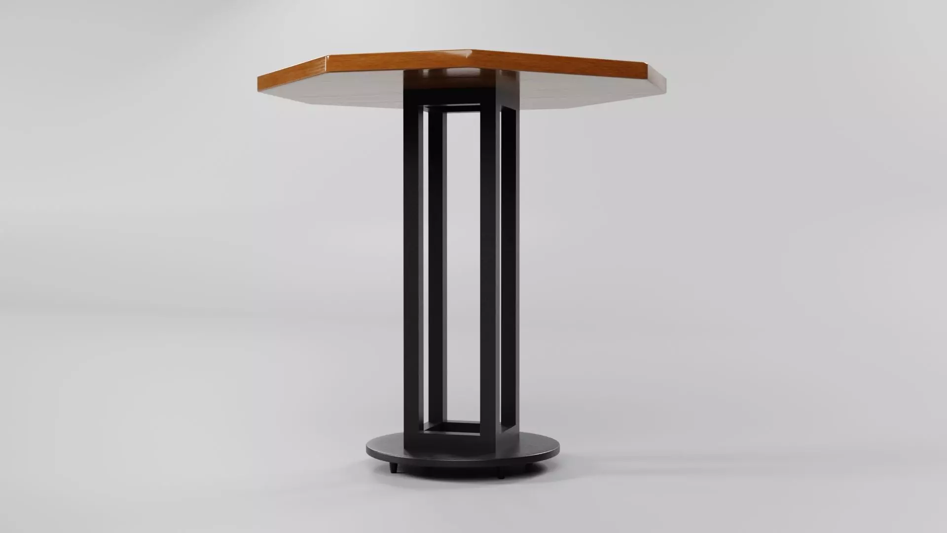 Octagon Table CG8 3D model_4