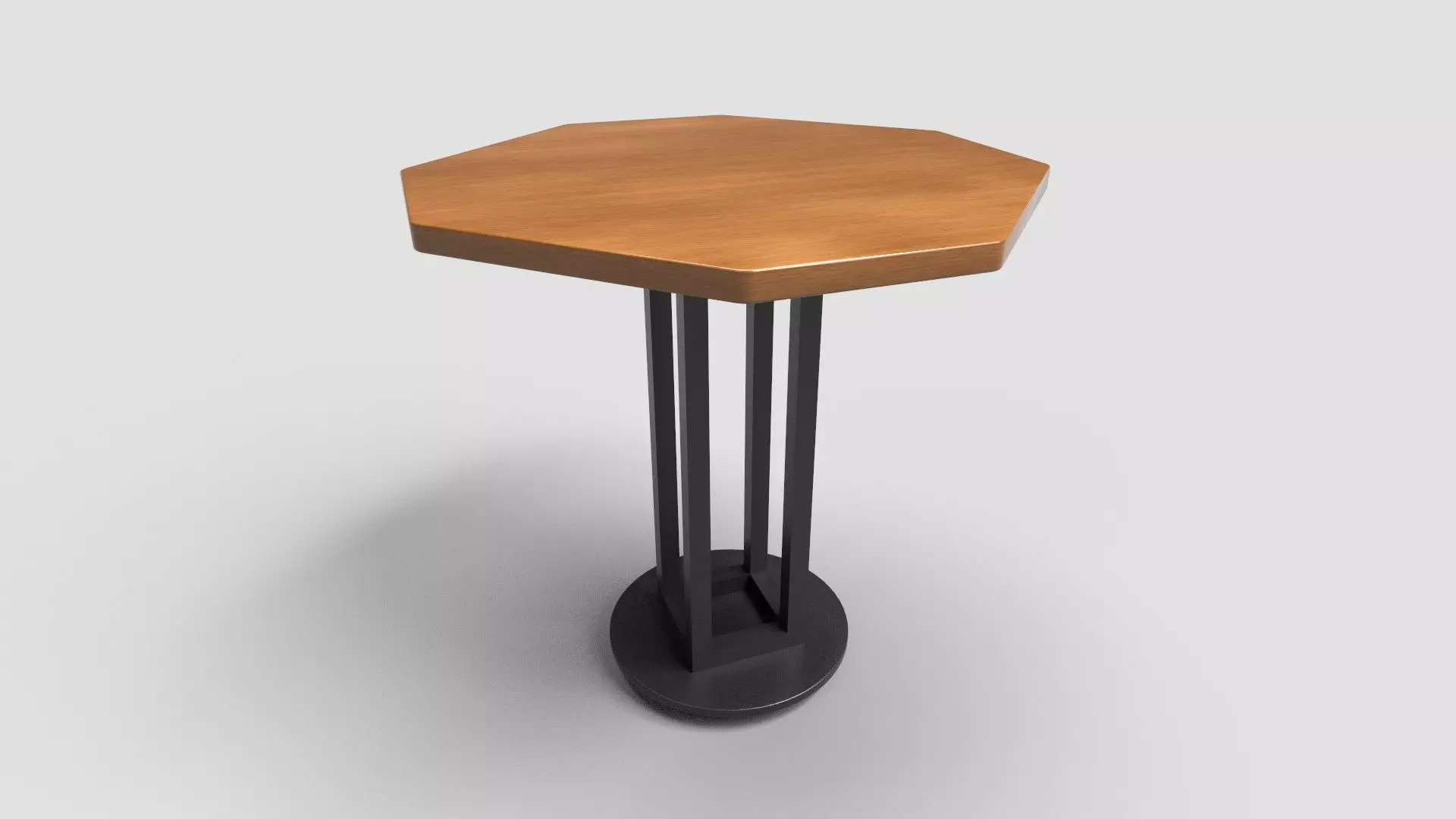Octagon Table CG8 3D model_0