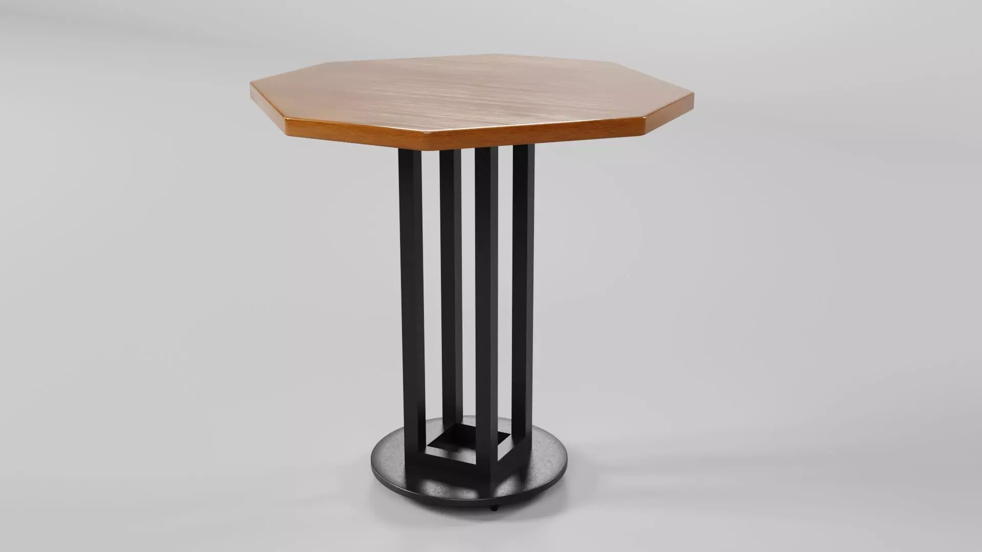 Octagon Table CG8 3D model_3