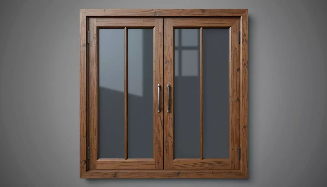 Modern Window 3D Model Game Ready Archviz PBR Textures Free 3D model_0