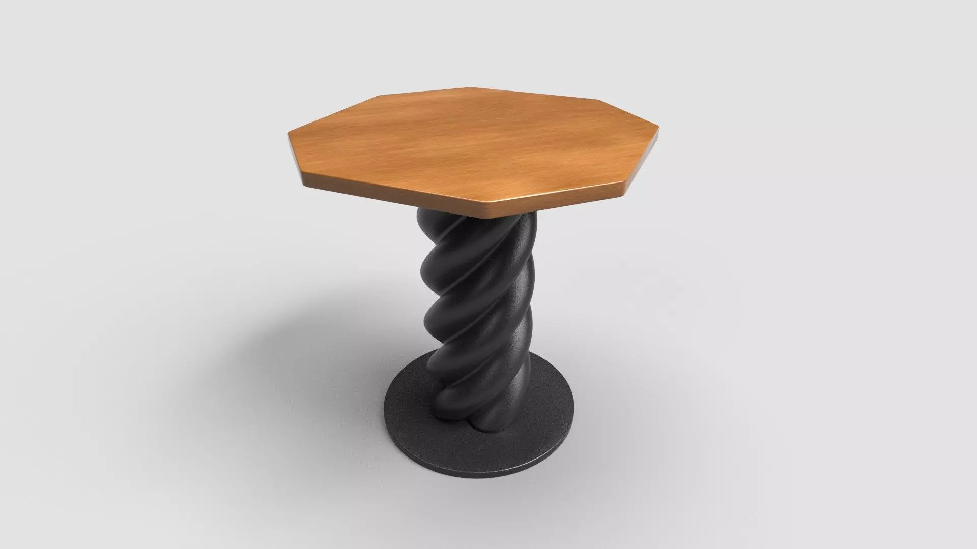 Octagon Table CG9 3D model_0