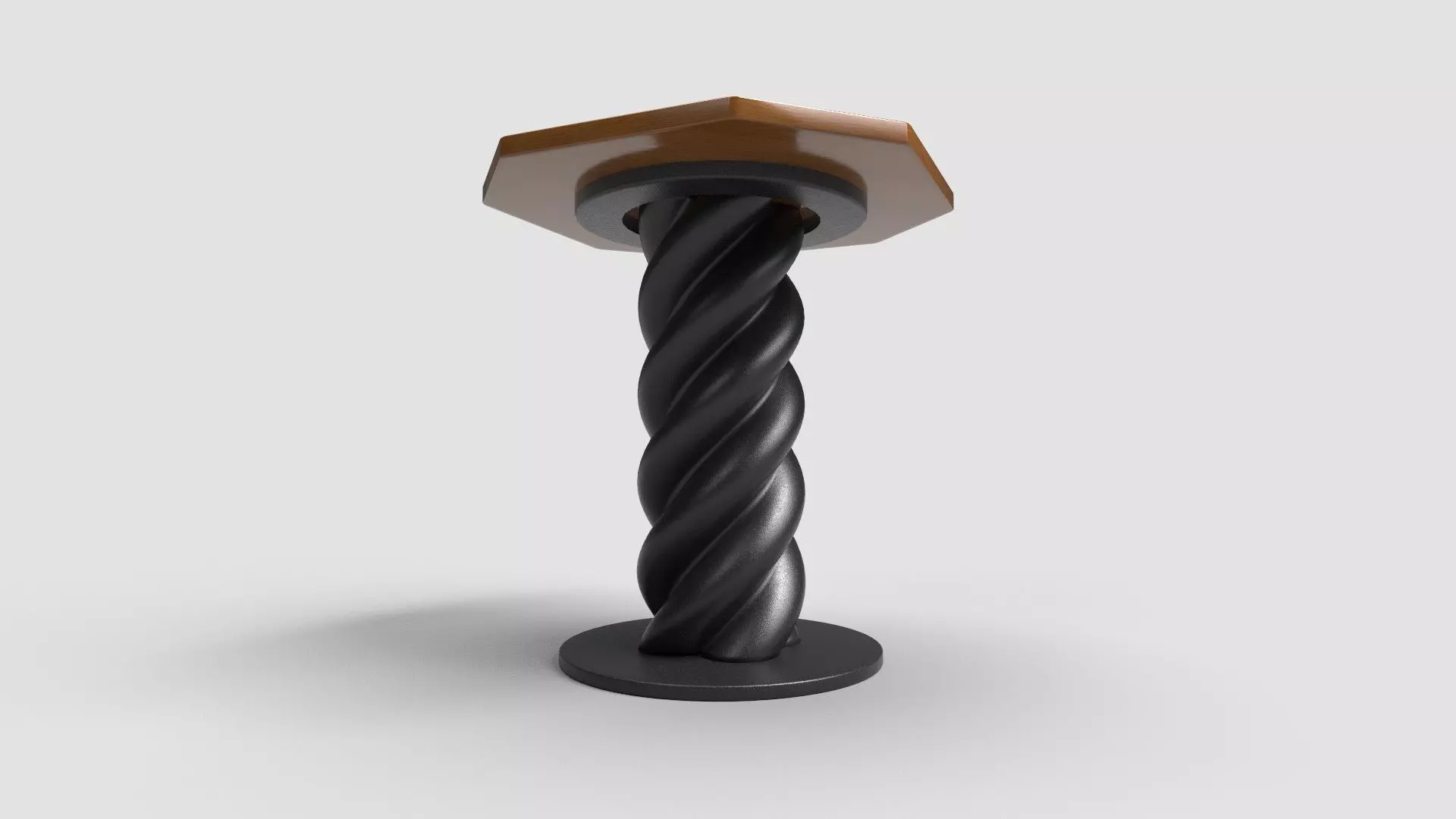 Octagon Table CG9 3D model_2