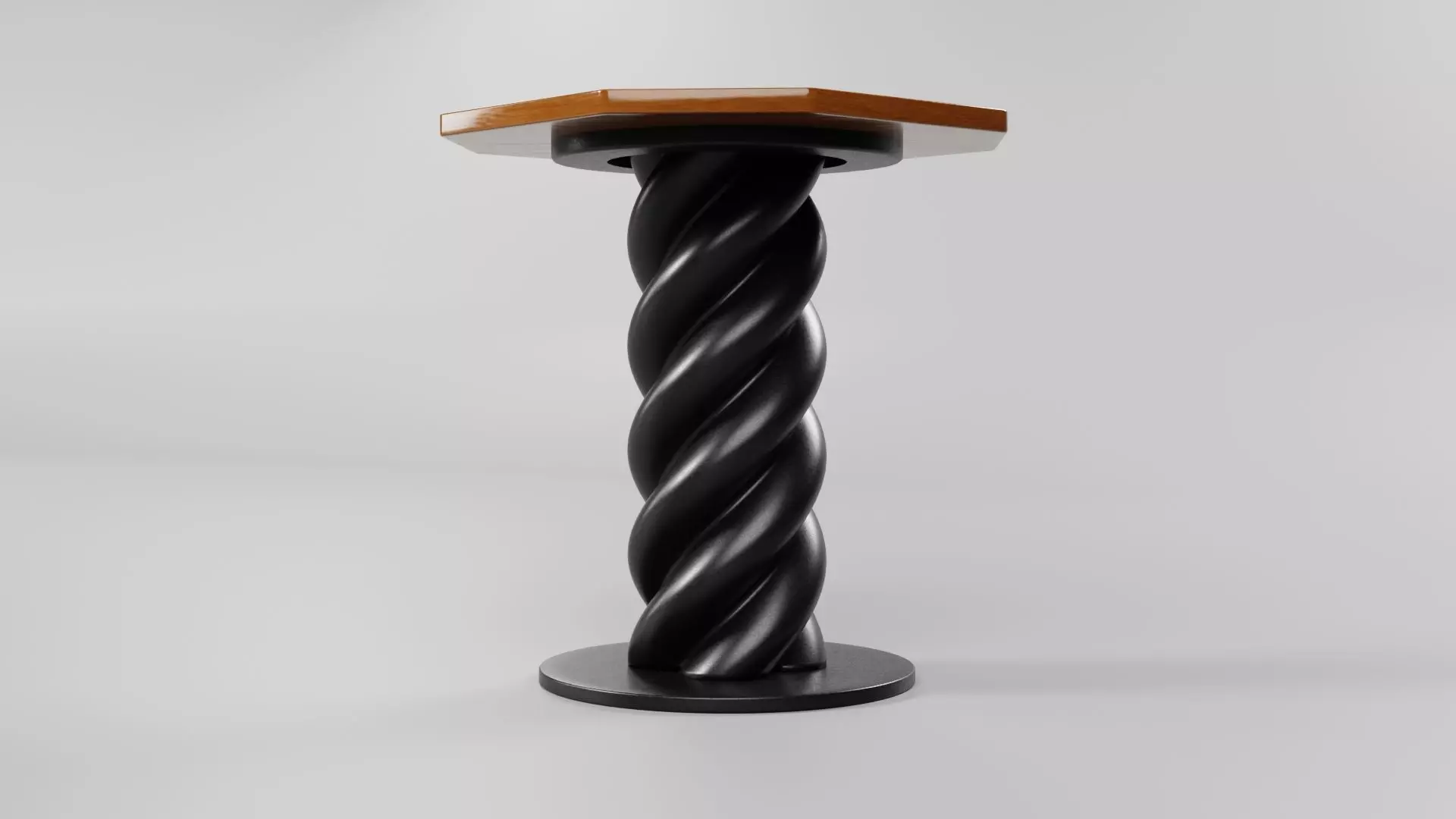 Octagon Table CG9 3D model_4