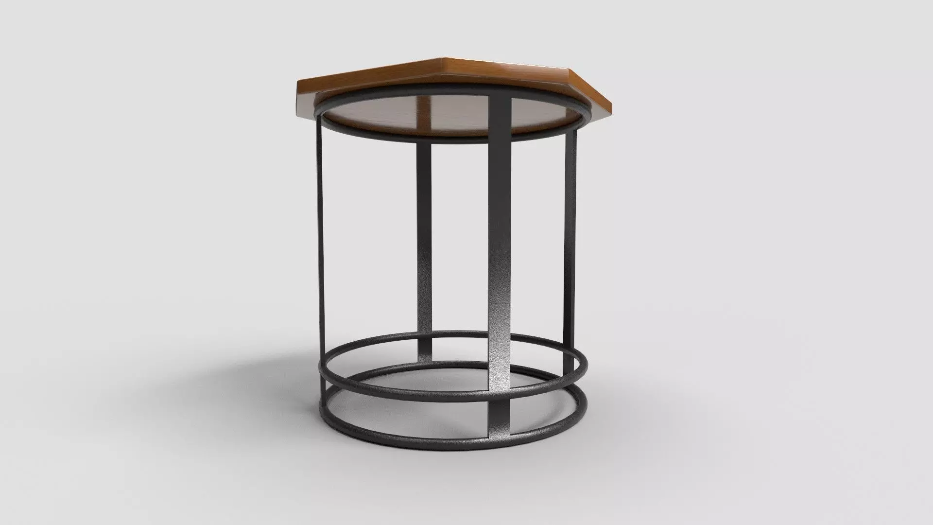 Octagon Table CG10 3D model_2