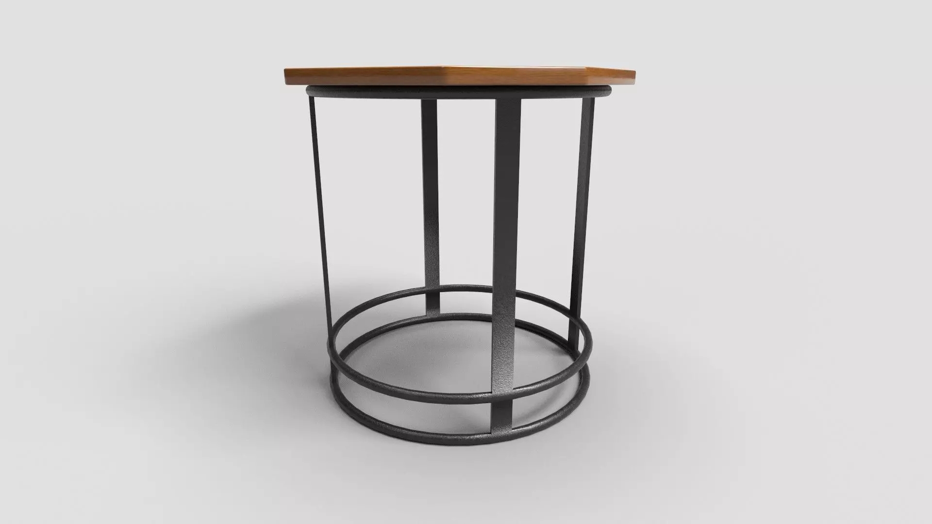 Octagon Table CG10 3D model_1