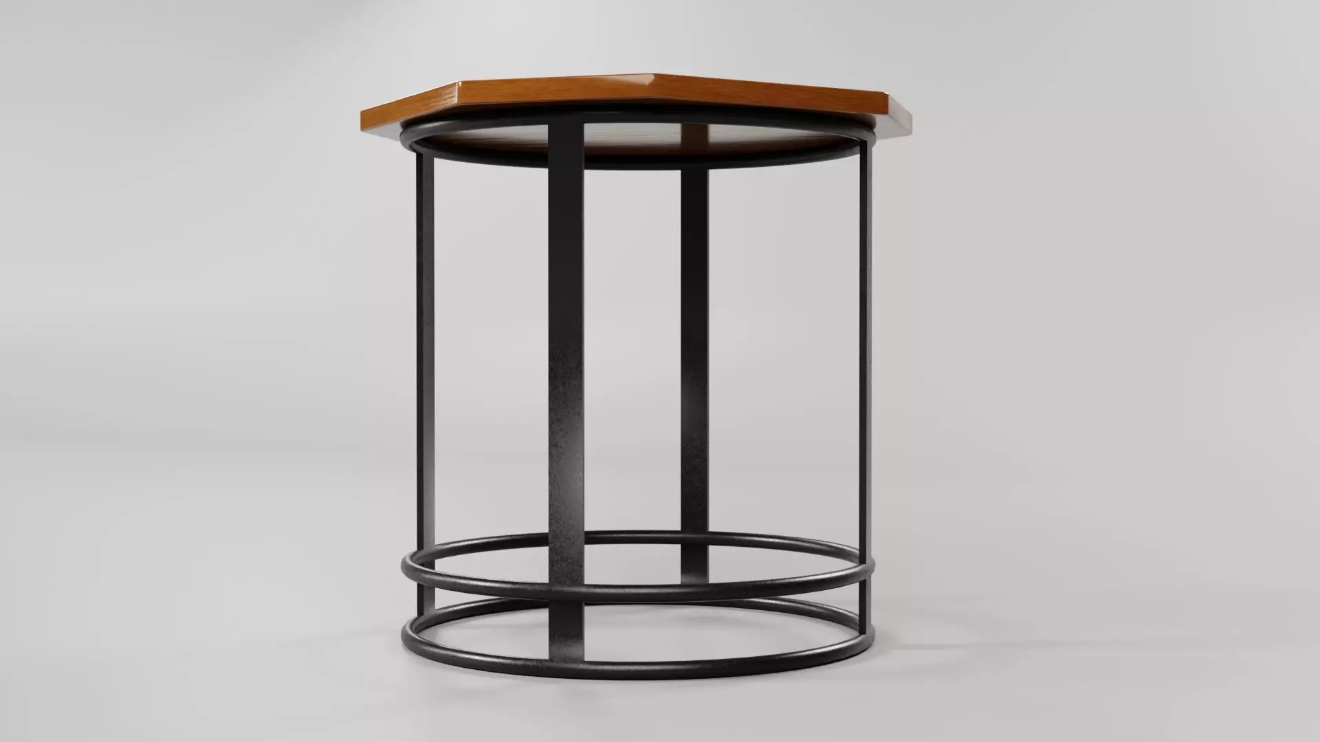 Octagon Table CG10 3D model_4