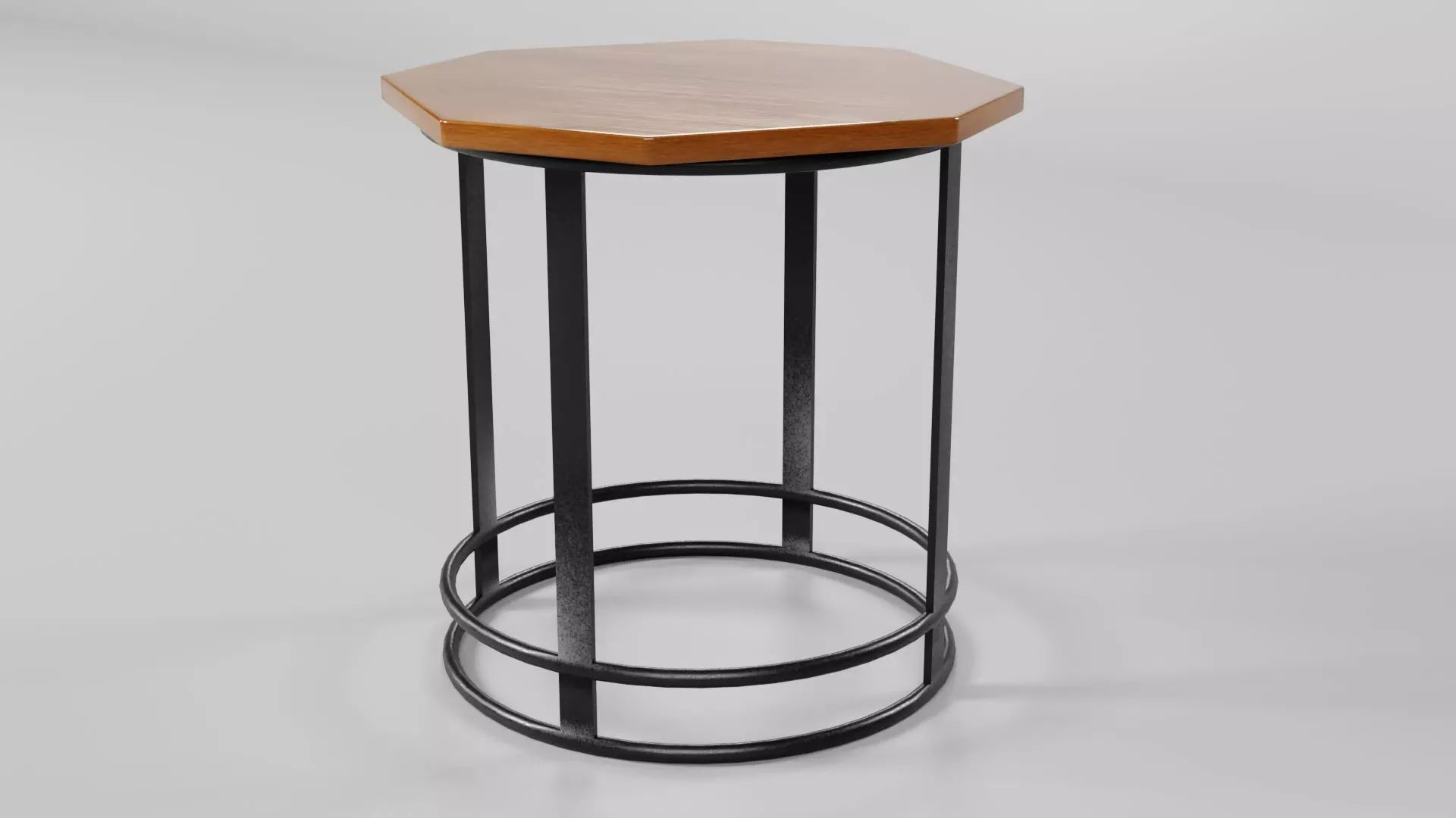 Octagon Table CG10 3D model_3
