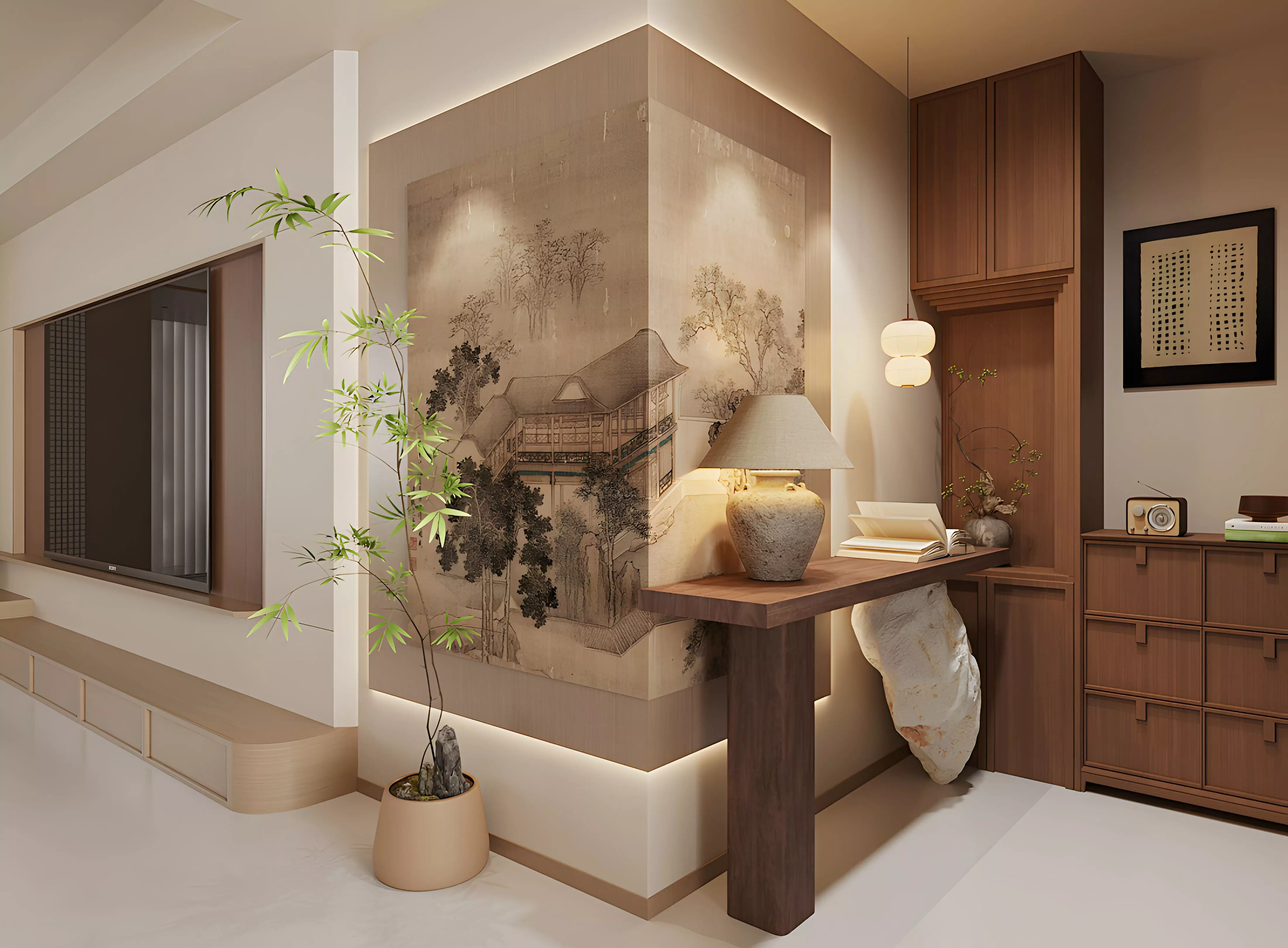 Italian-style entrance hall 3D model 3D model_9