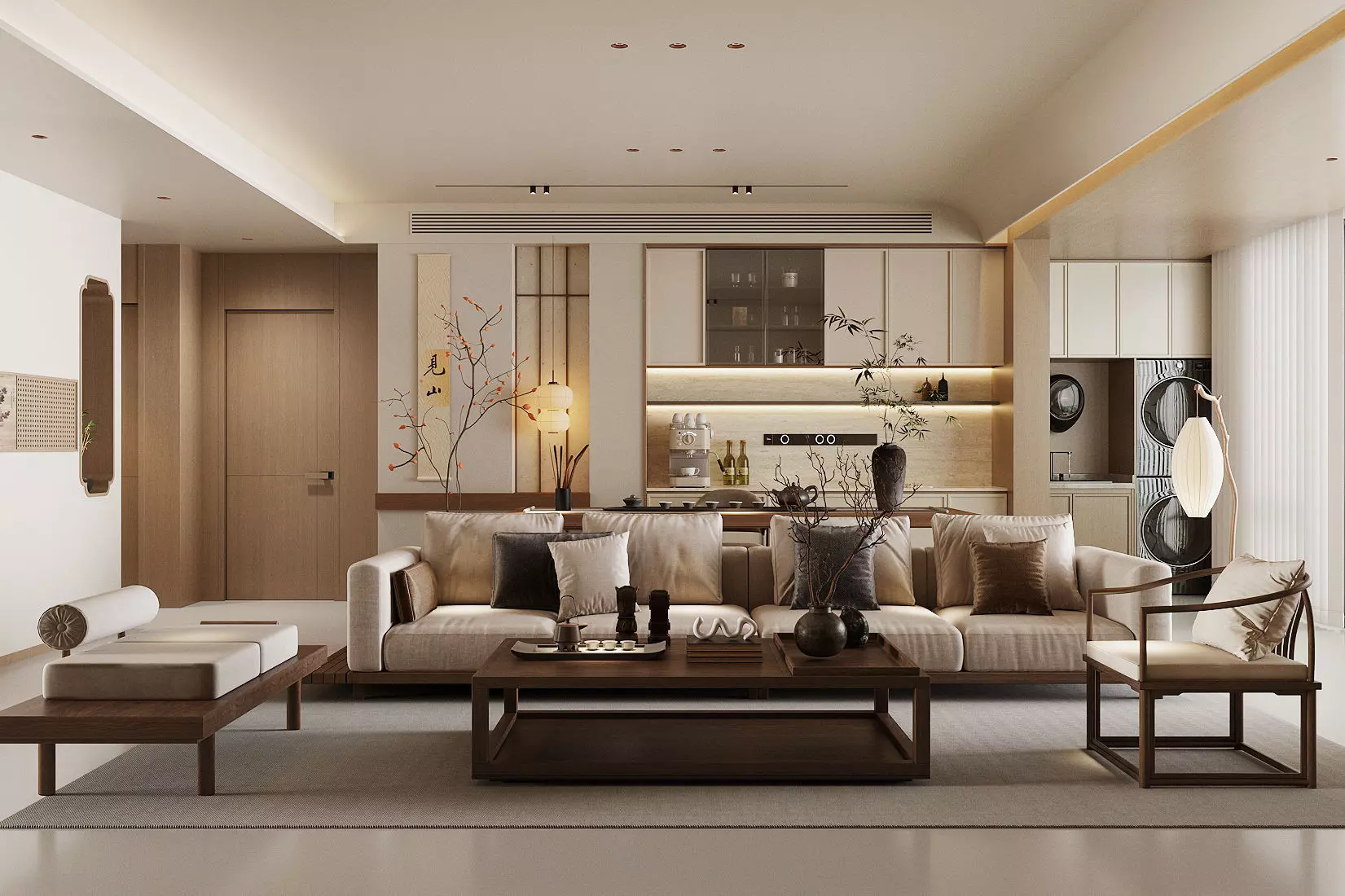 Italian-style entrance hall 3D model 3D model_13