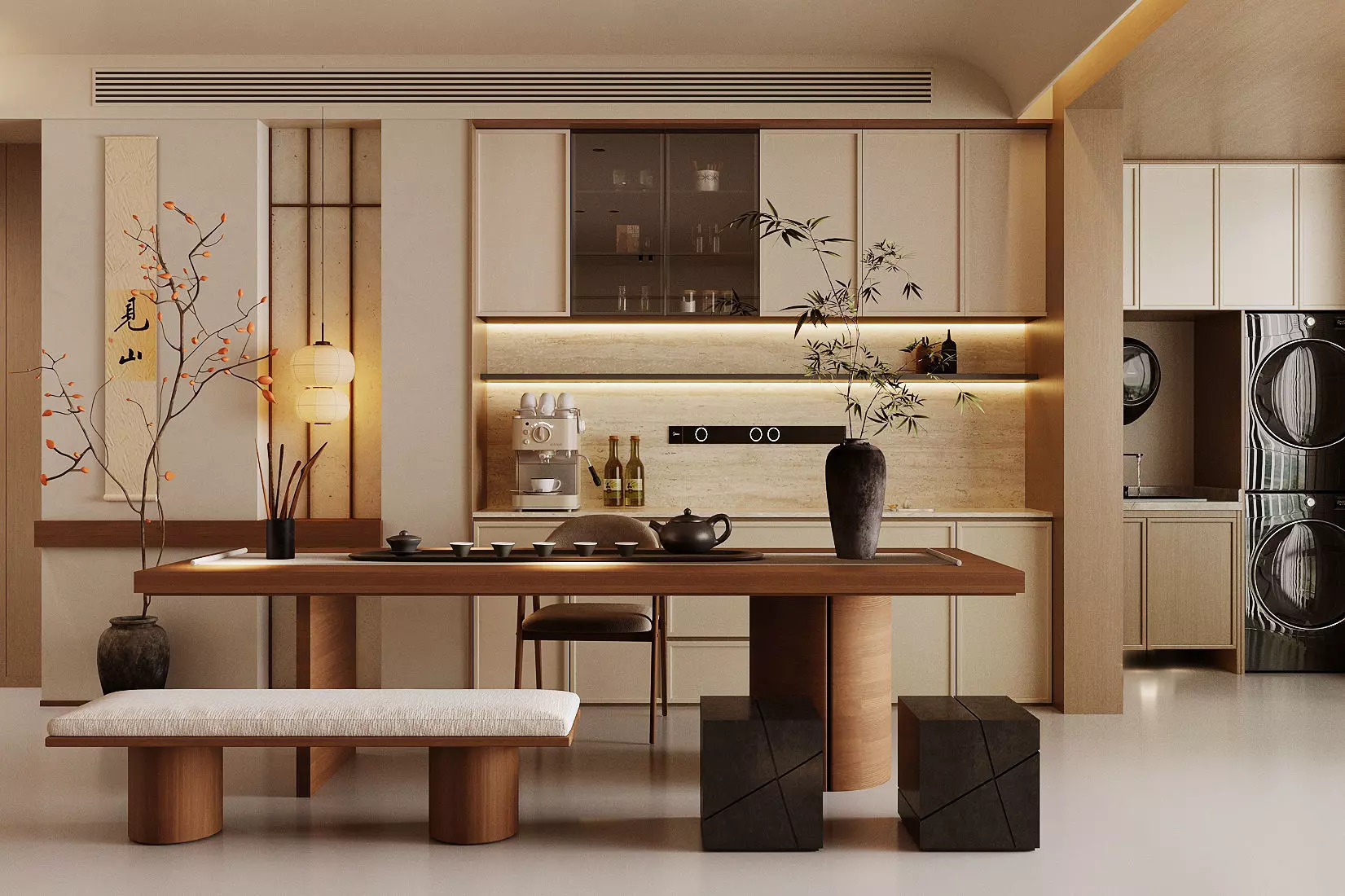 Italian-style entrance hall 3D model 3D model_16