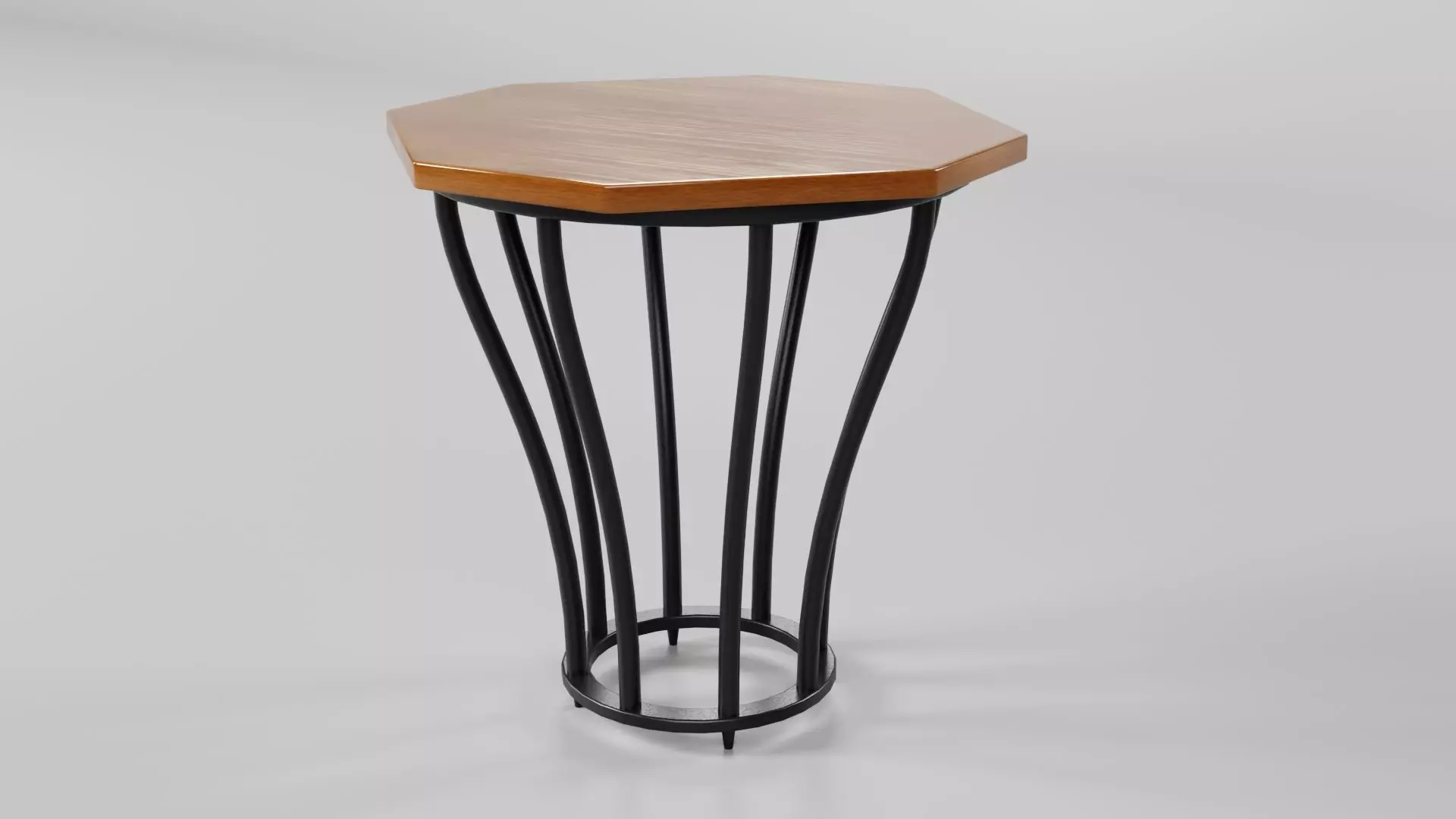 Octagon Table CG15 3D model_3