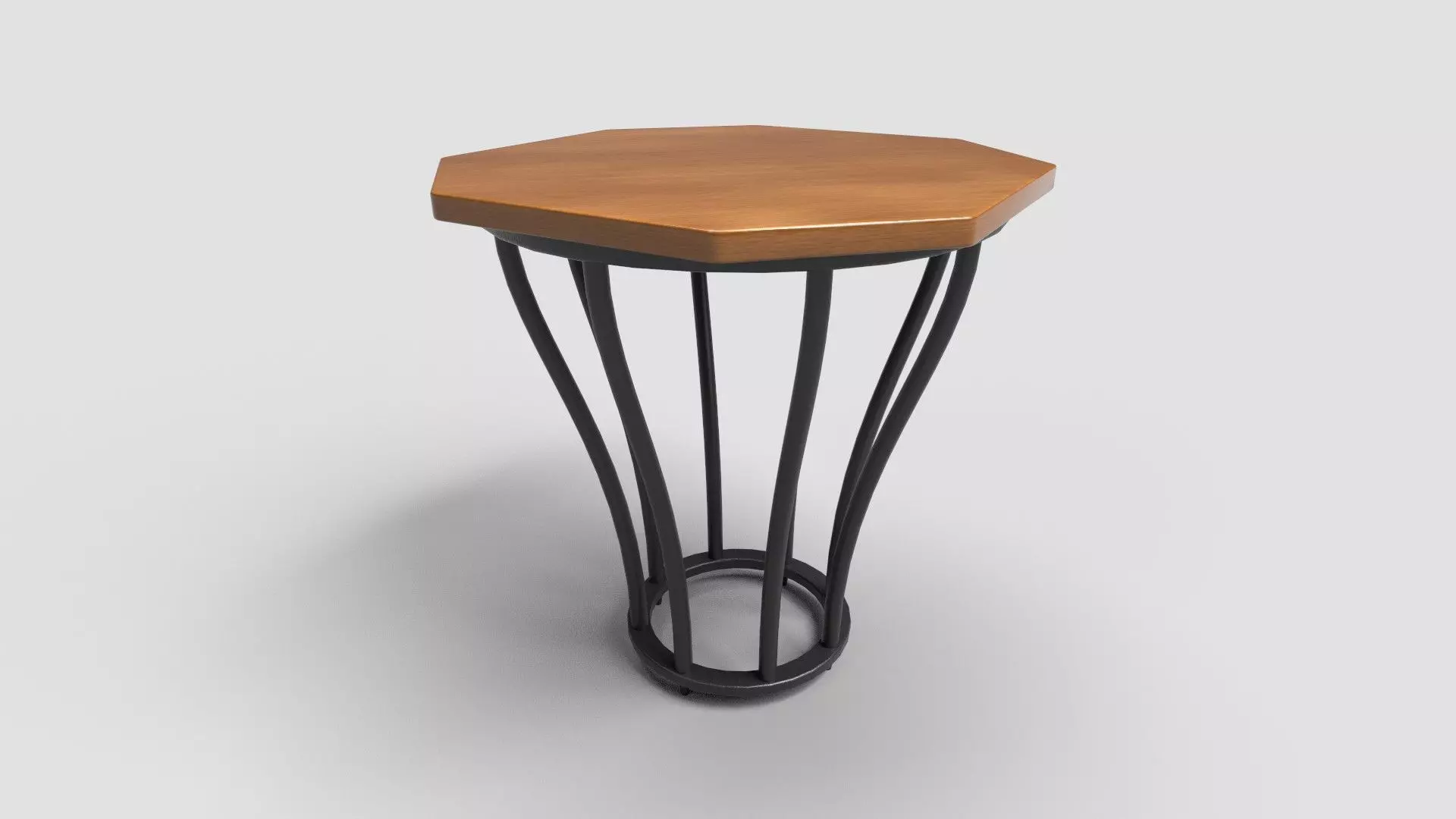 Octagon Table CG15 3D model_0
