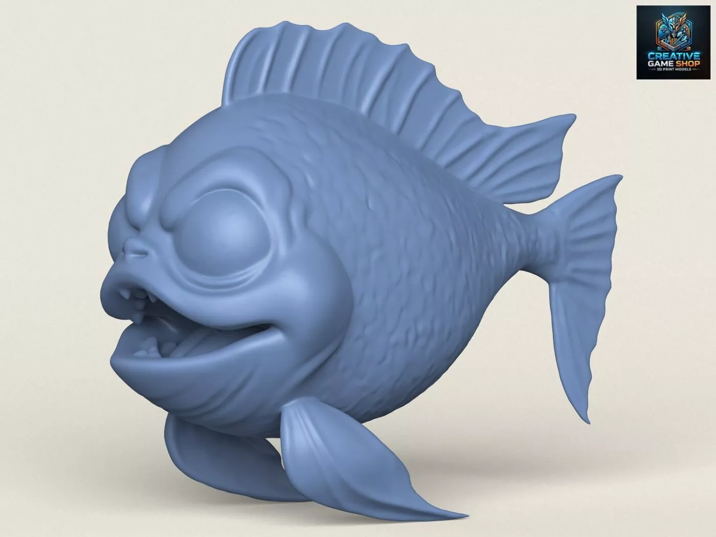 Fish 01 3D print model
