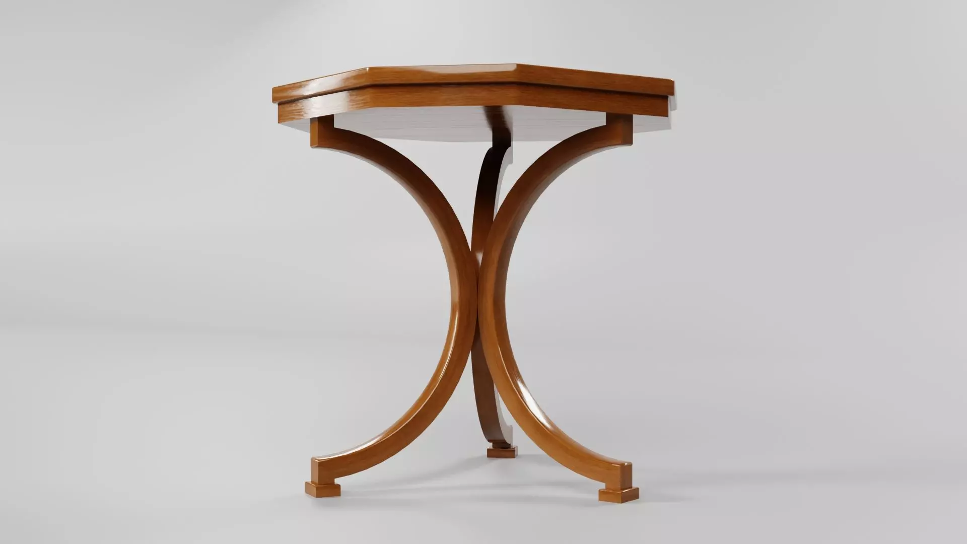 Octagon Table CG26 3D model_4