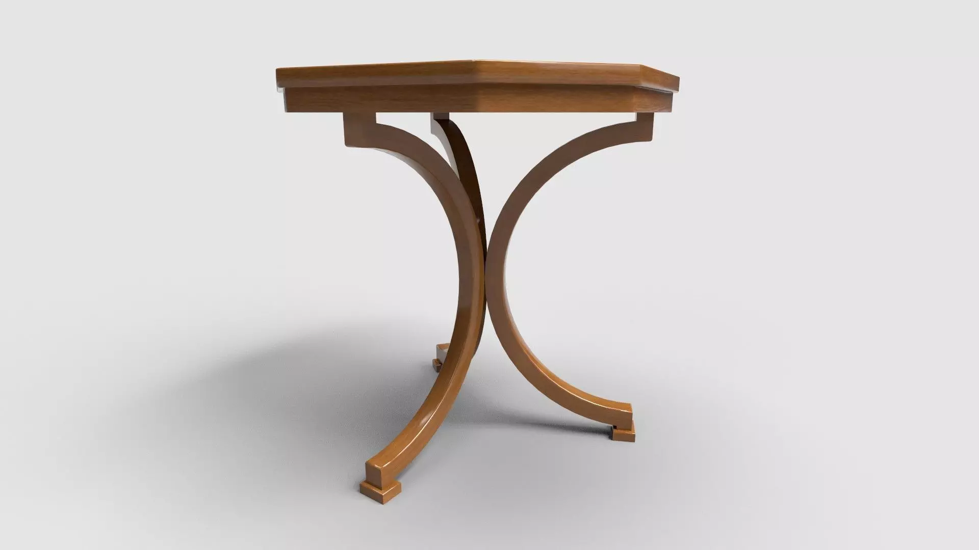 Octagon Table CG26 3D model_1