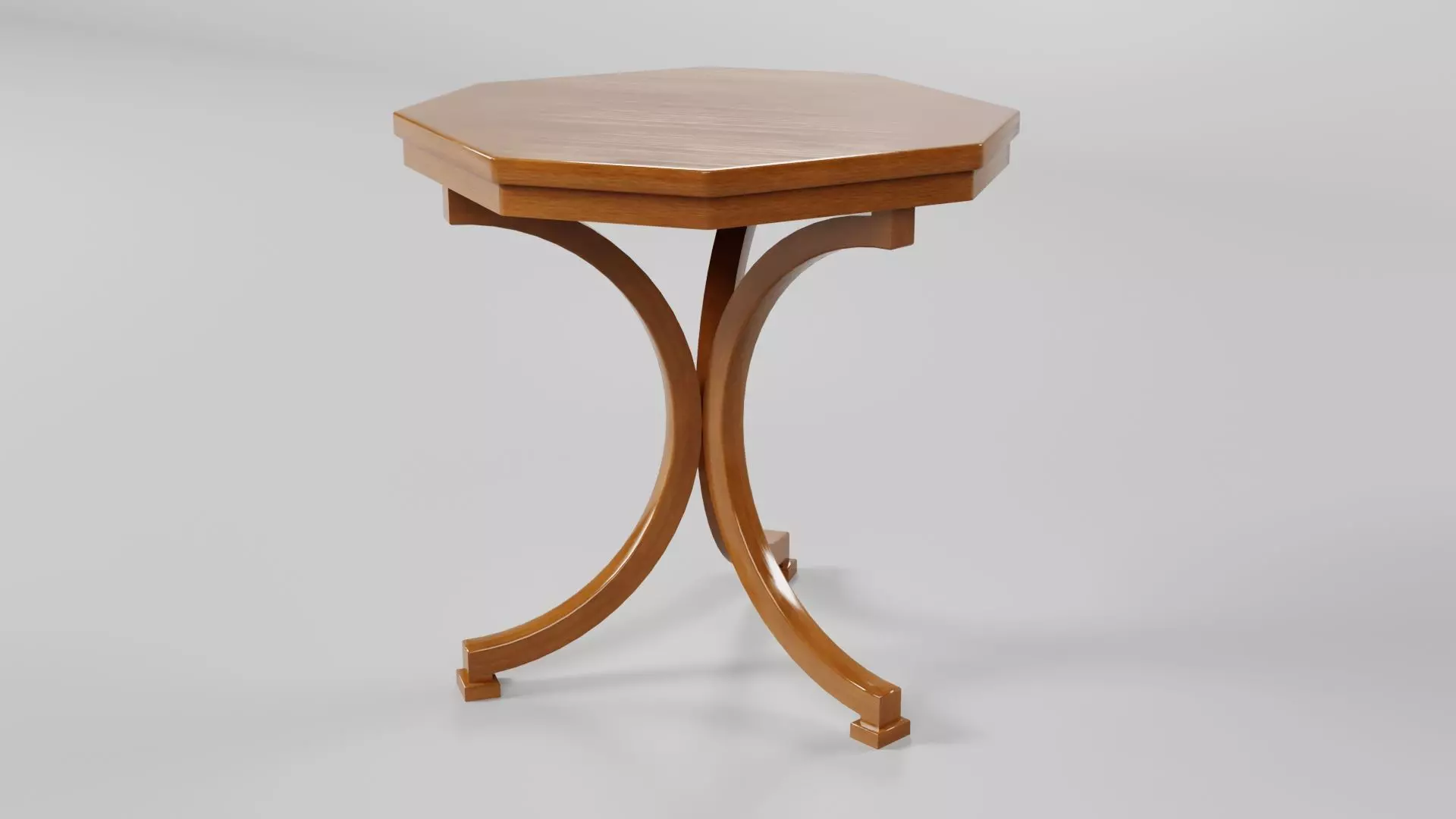 Octagon Table CG26 3D model_3