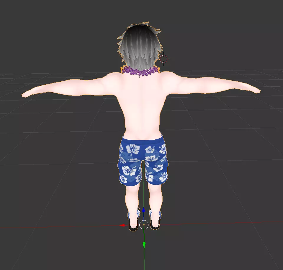 Vacation Man 3D model_3
