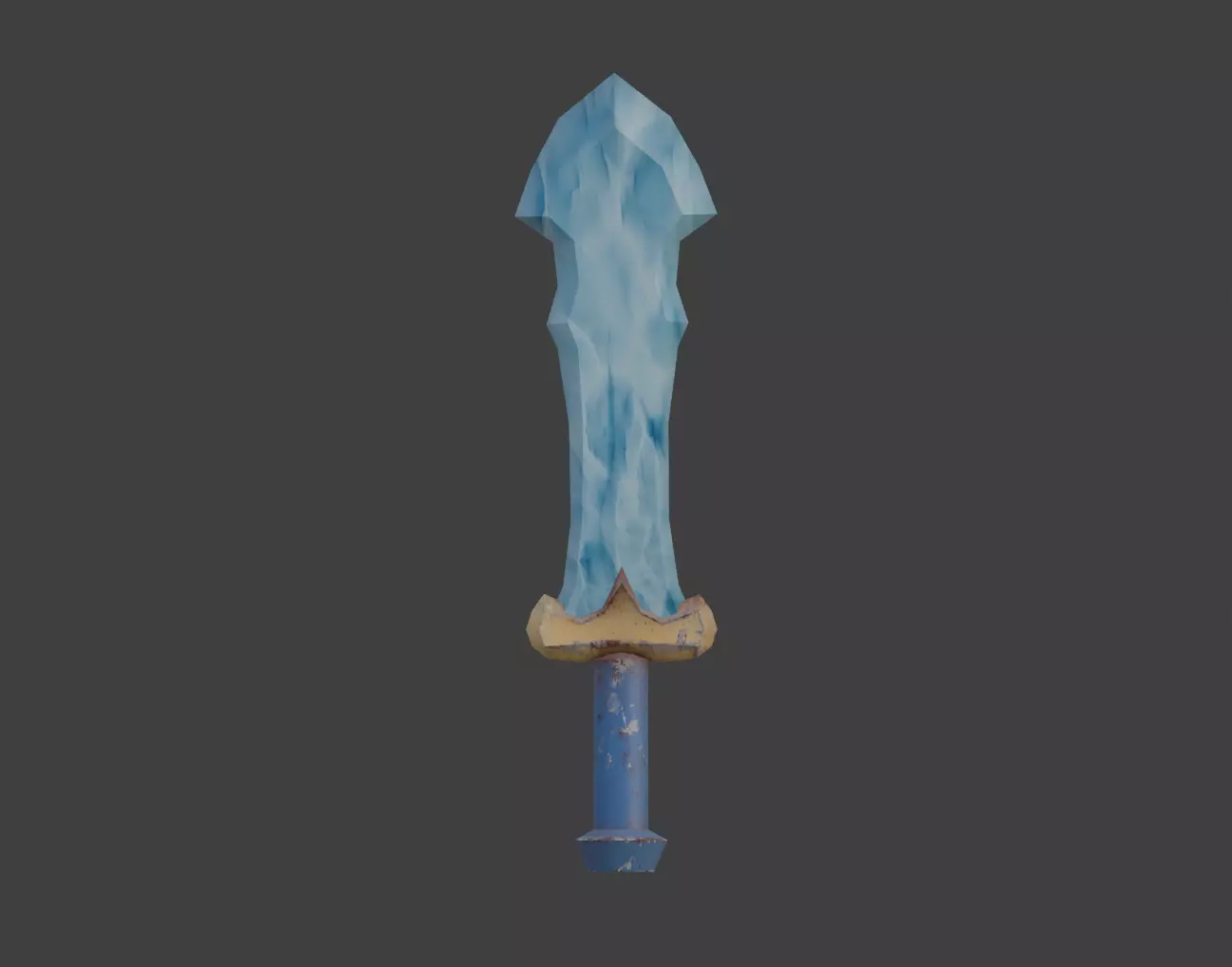 Stylised swords low-poly game ready Low-poly 3D model Low-poly 3D model_2