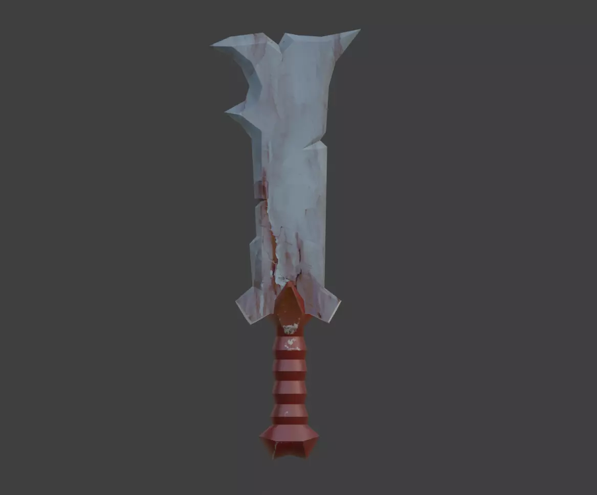 Stylised swords low-poly game ready Low-poly 3D model Low-poly 3D model_4