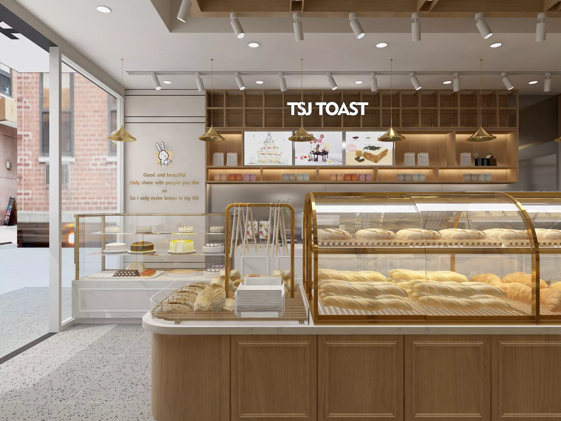 Bakery interior8 3D model_3