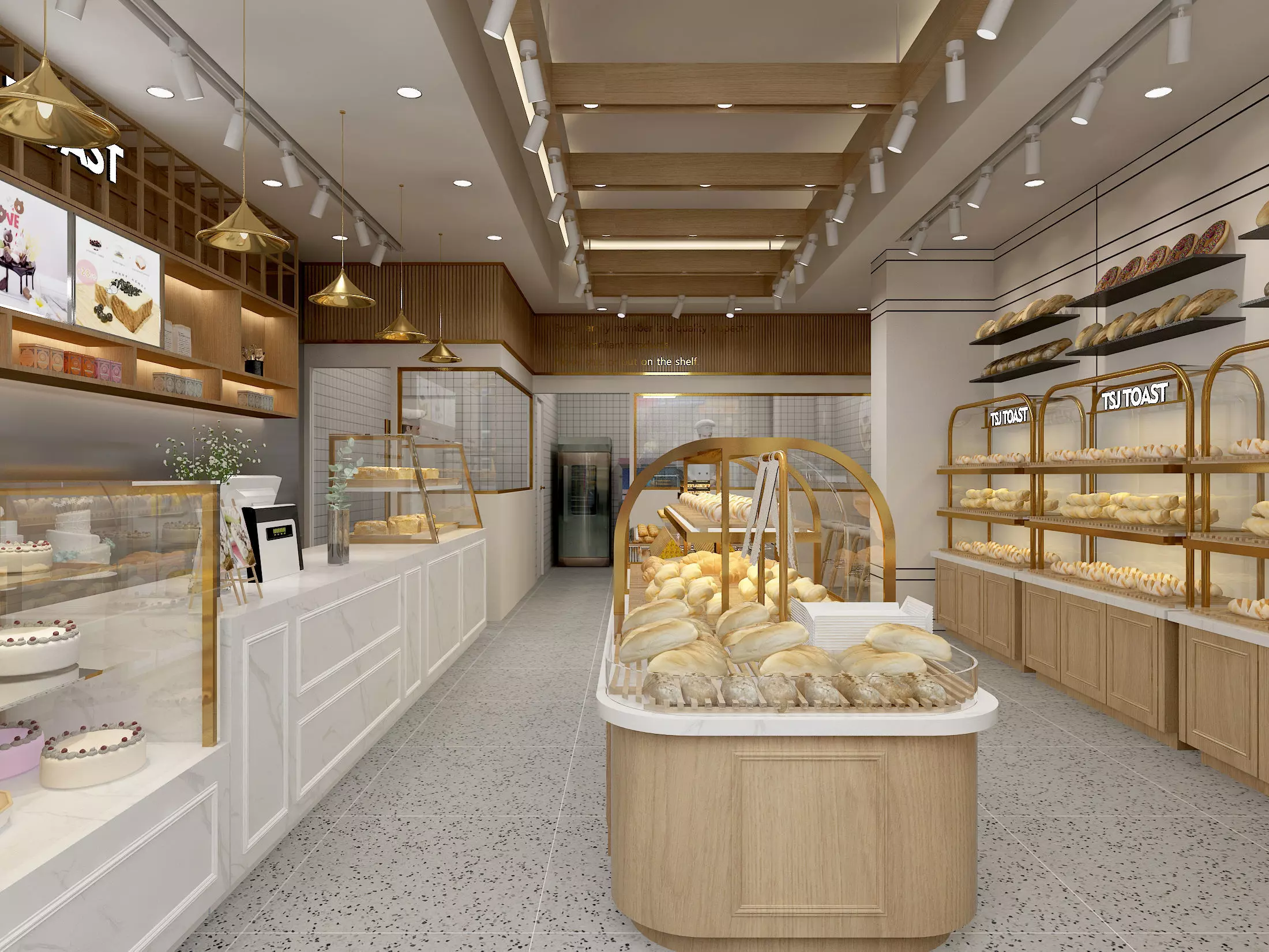 Bakery interior8 3D model_8