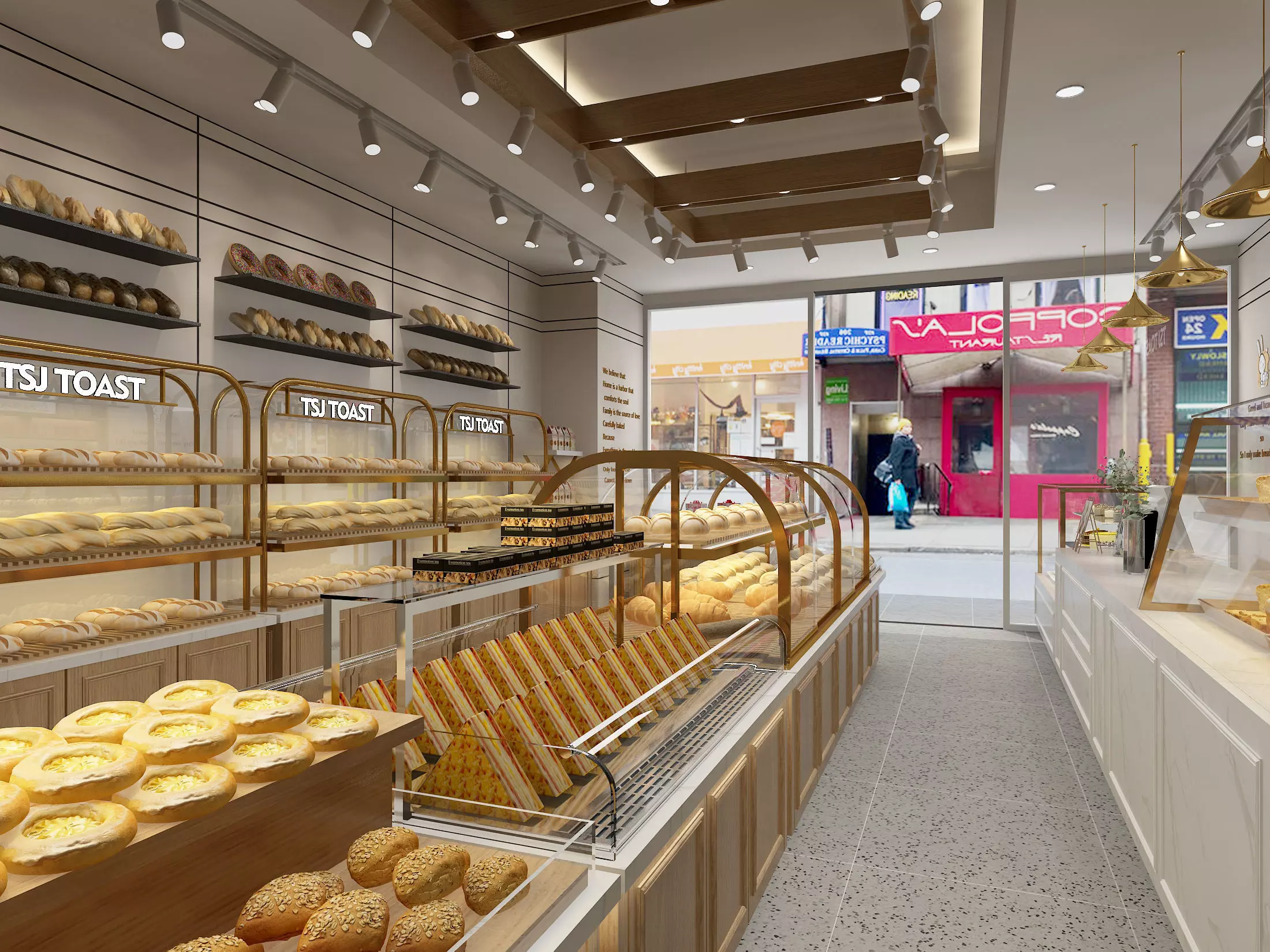 Bakery interior8 3D model_0