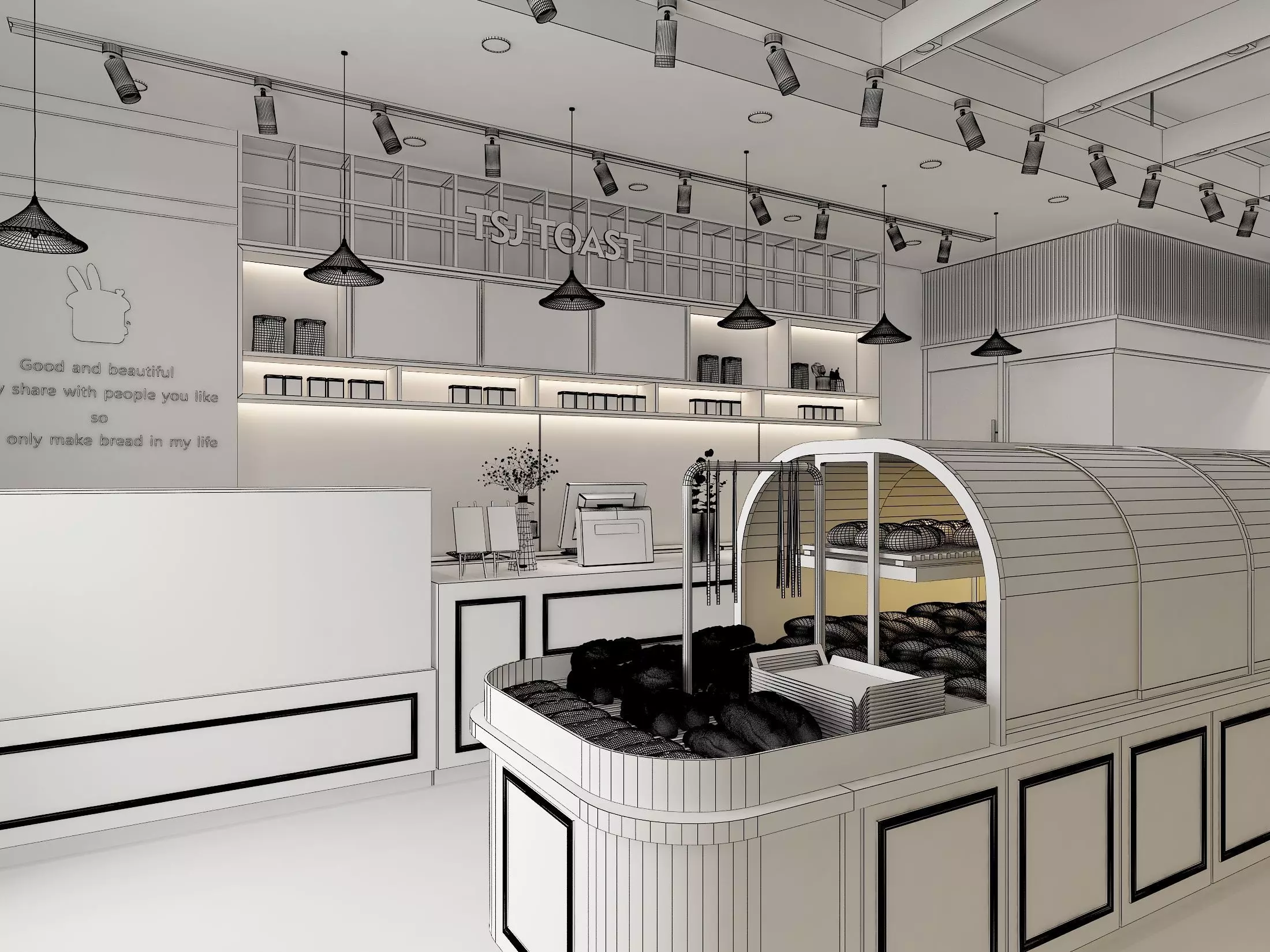 Bakery interior8 3D model_14