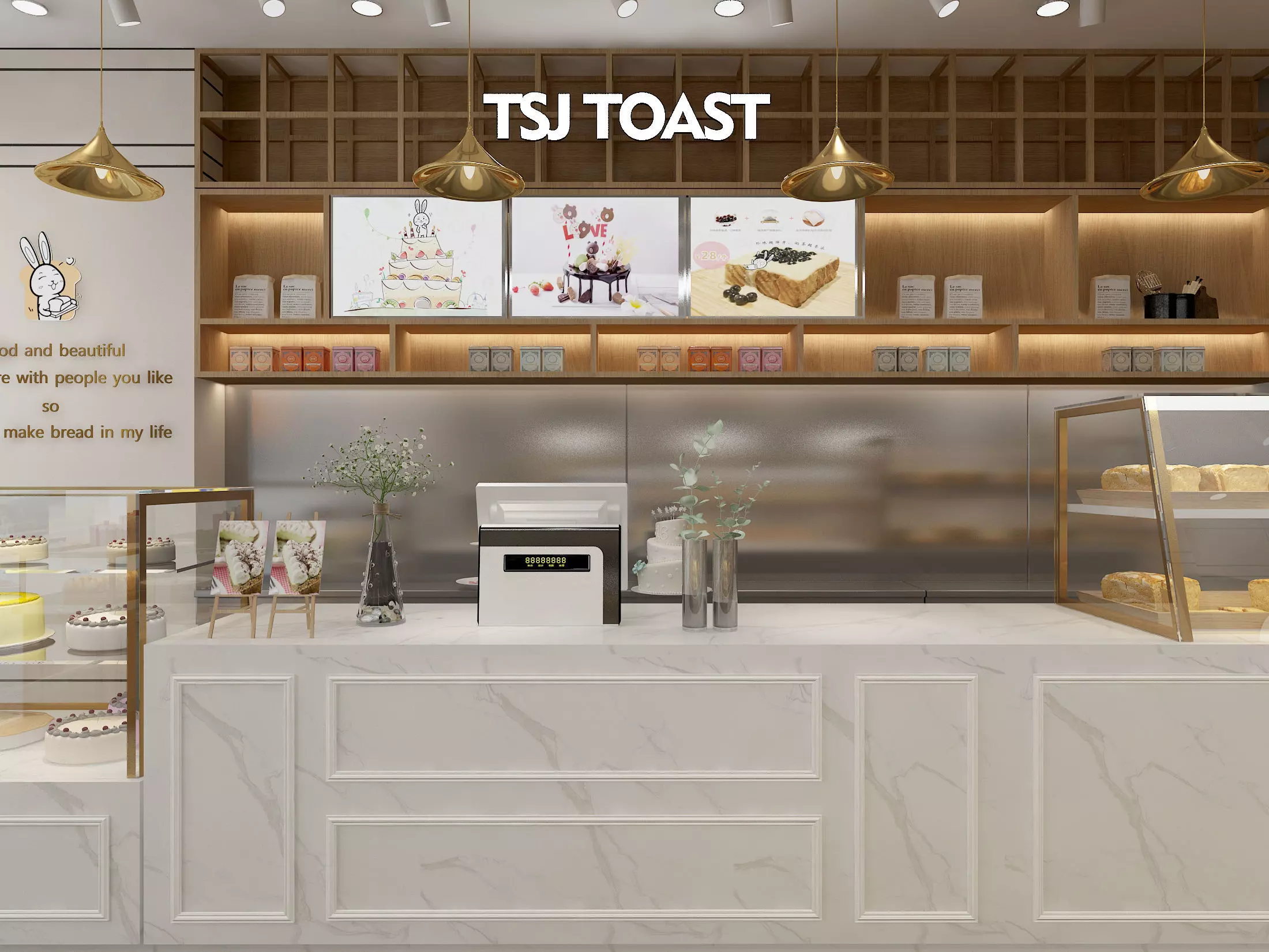 Bakery interior8 3D model_7