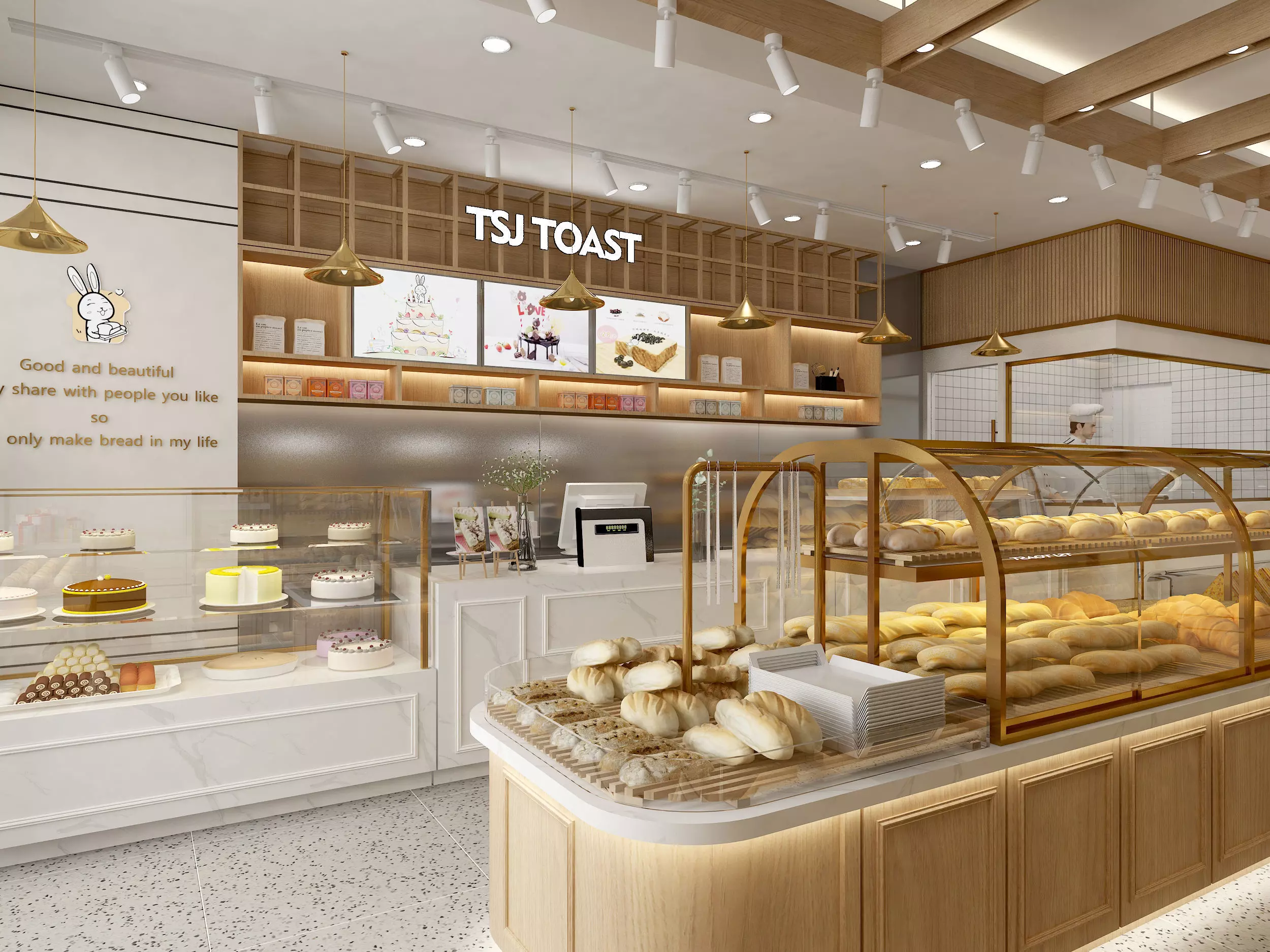 Bakery interior8 3D model_1