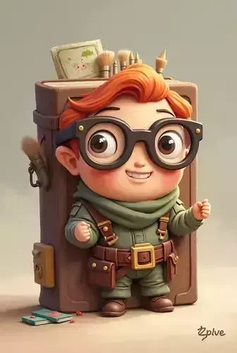 Rawi The Adventure Book Boy 3D print model