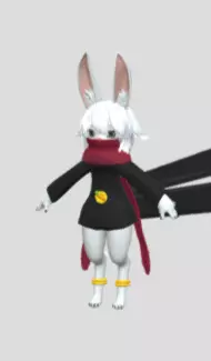 The BunBun Low-poly 3D model_1