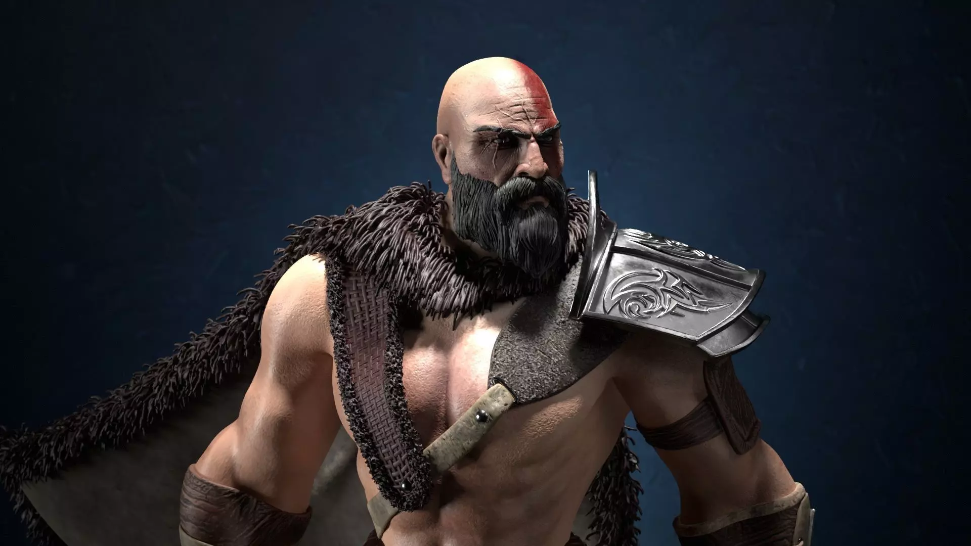The Barbarian 3D print model_13