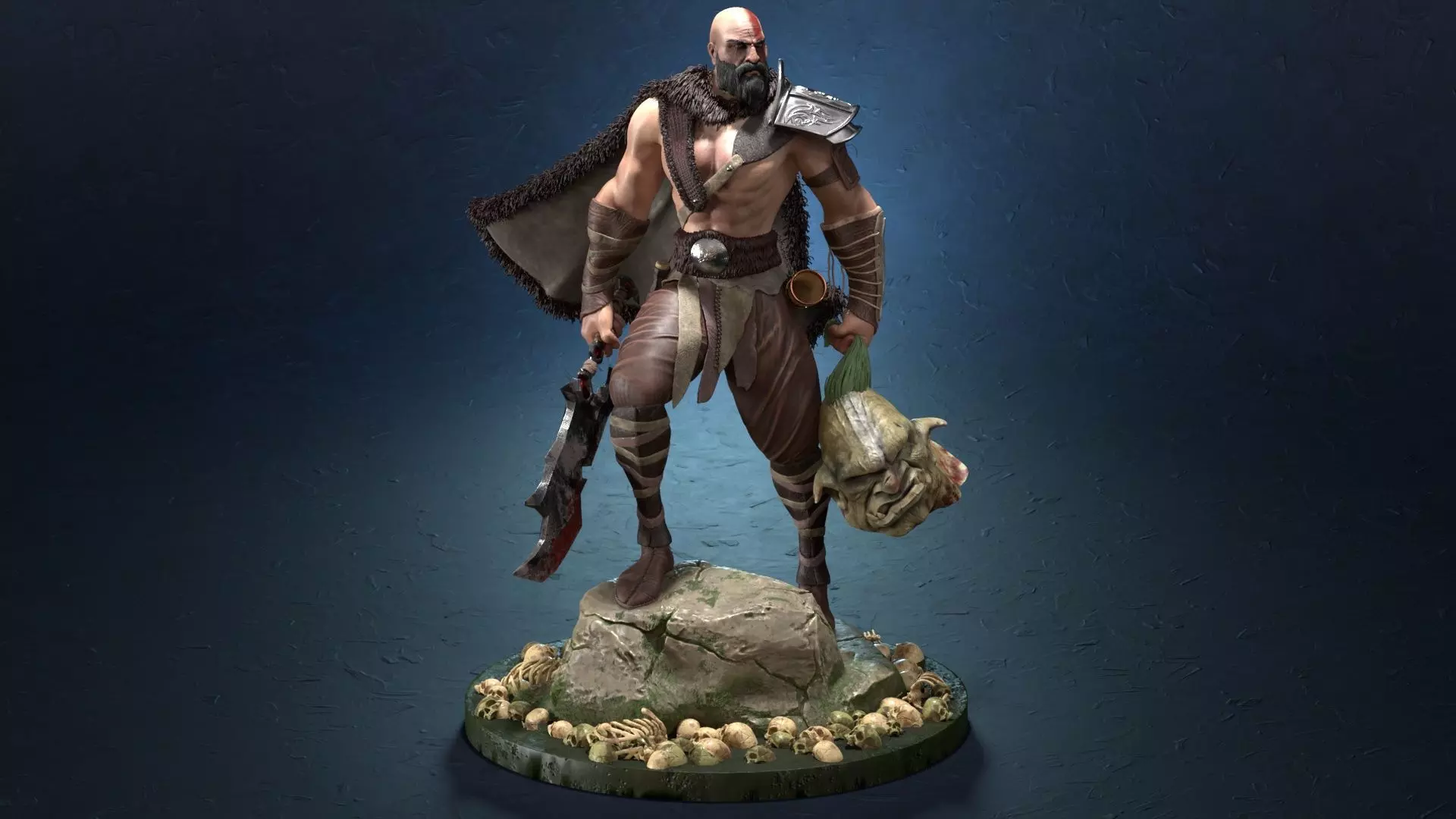 The Barbarian 3D print model_0